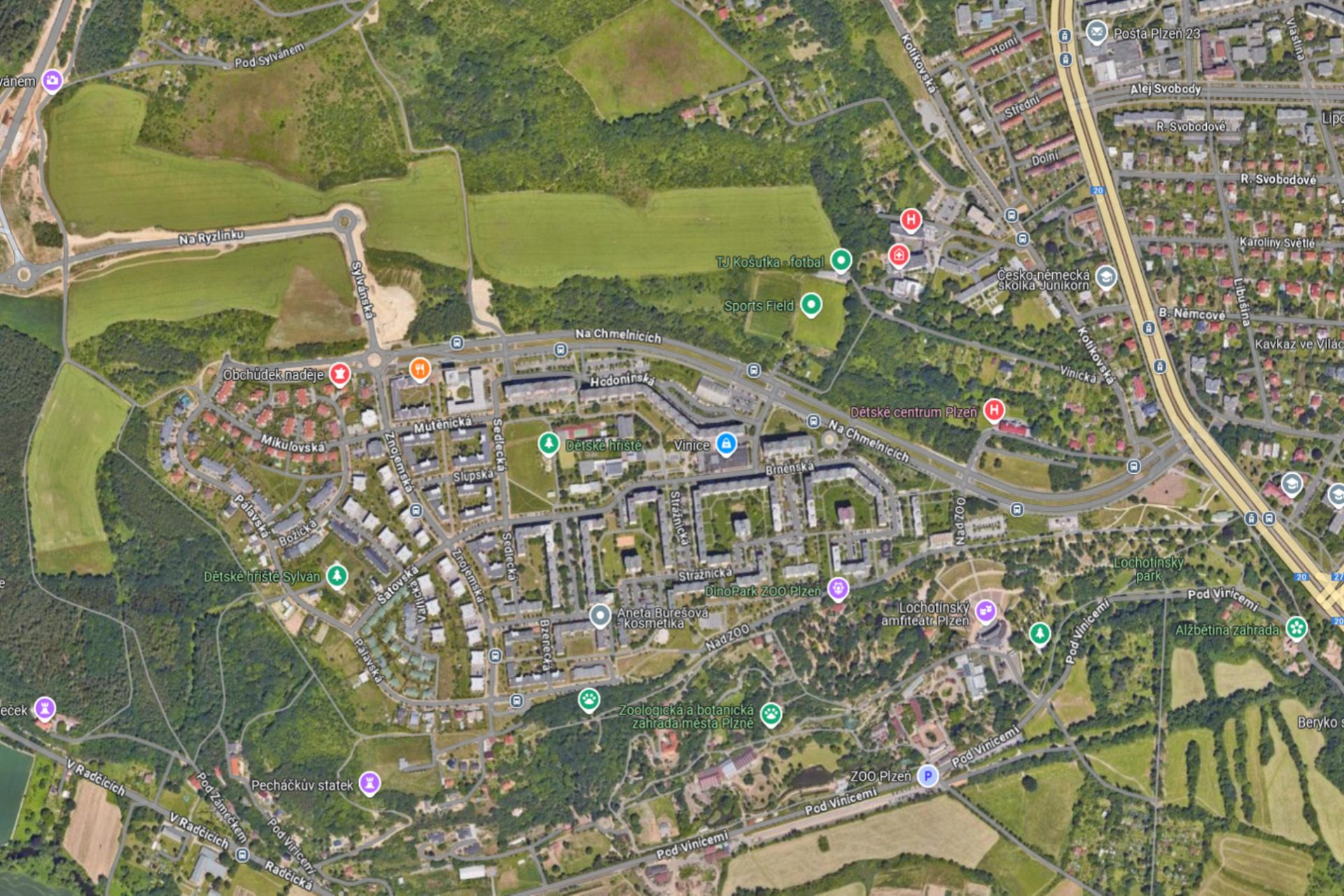 Developersky projekt Terasy Sylván 6