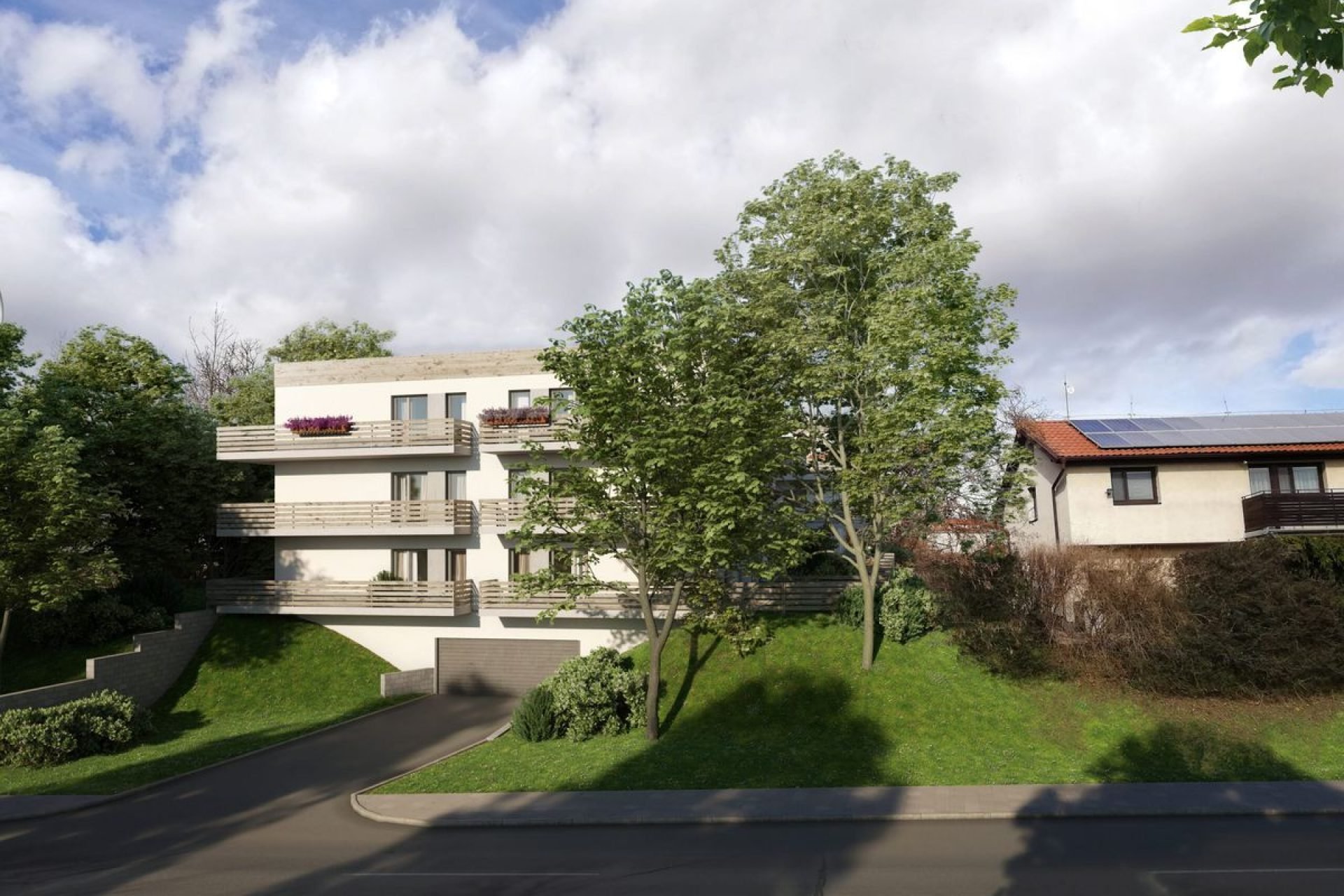 Developersky projekt Villa bytový dům Branická 2