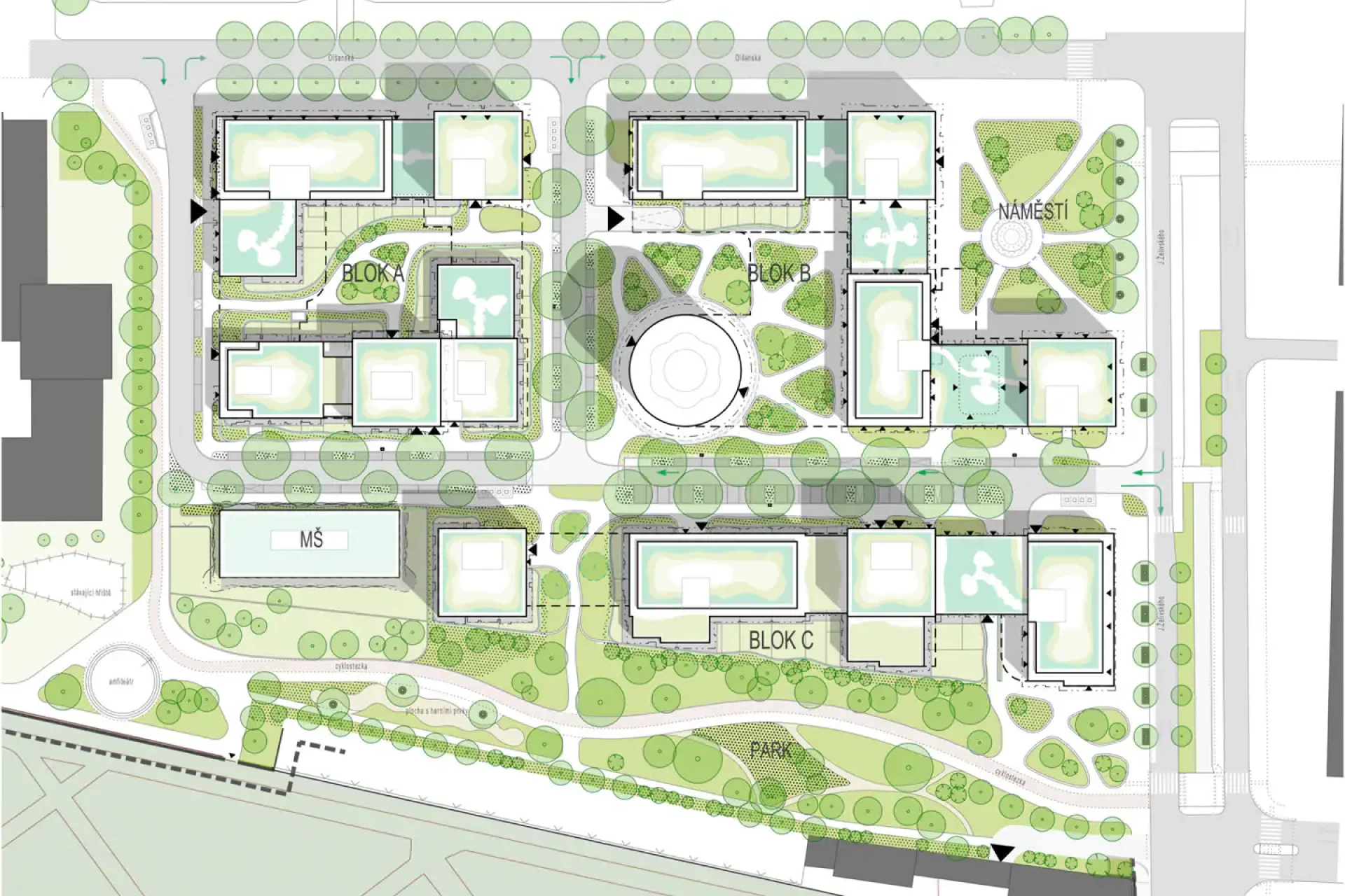 Developersky projekt Centrum Nového Žižkova 6