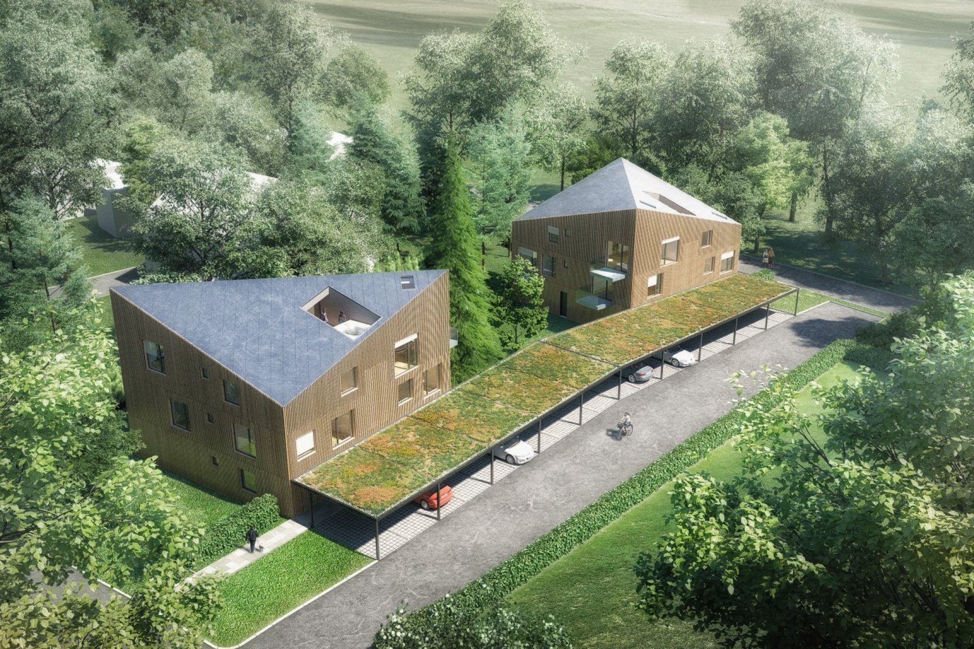 Developersky projekt Viladomy Kamenice 4