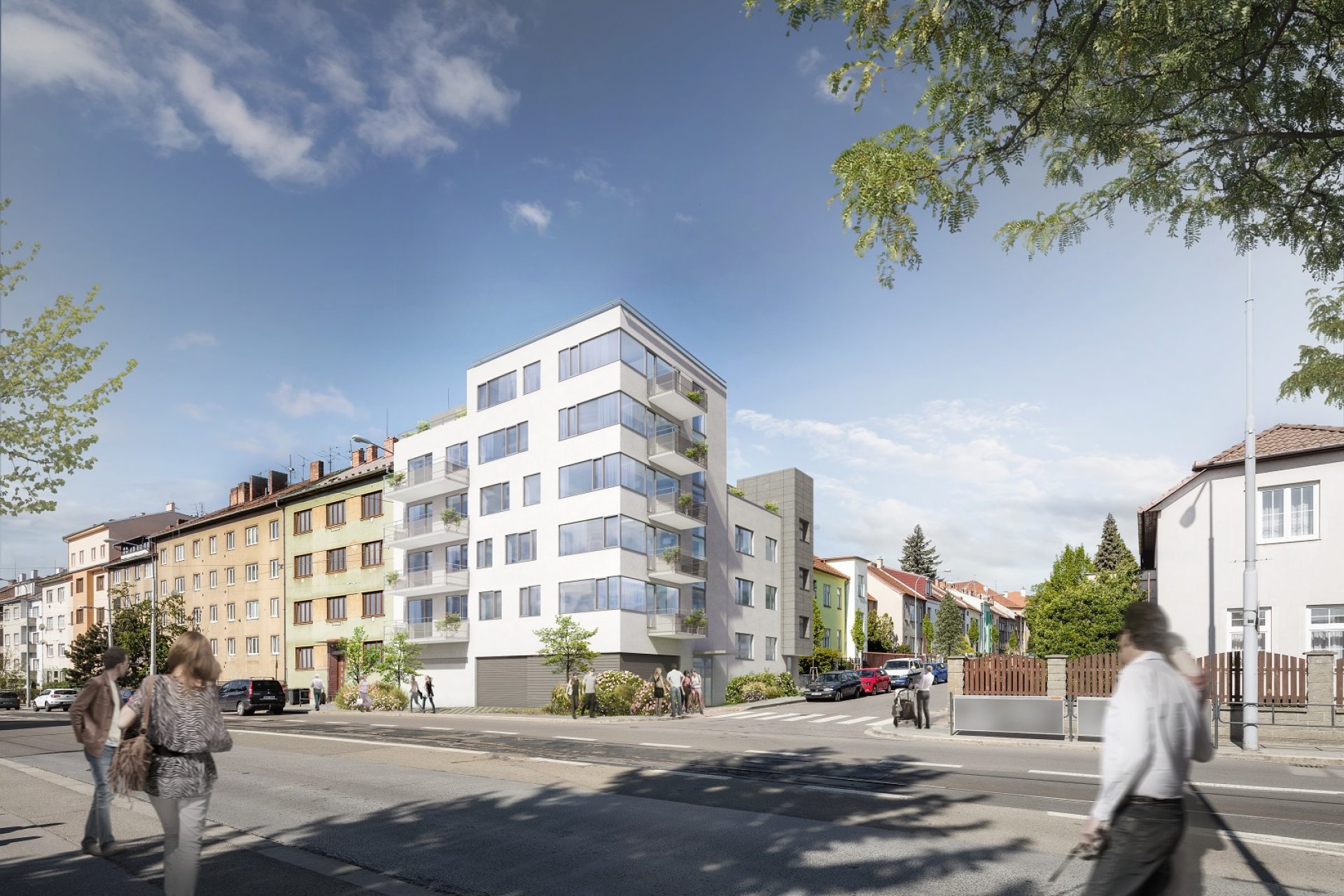 Developersky projekt Rezidence Merhautova
