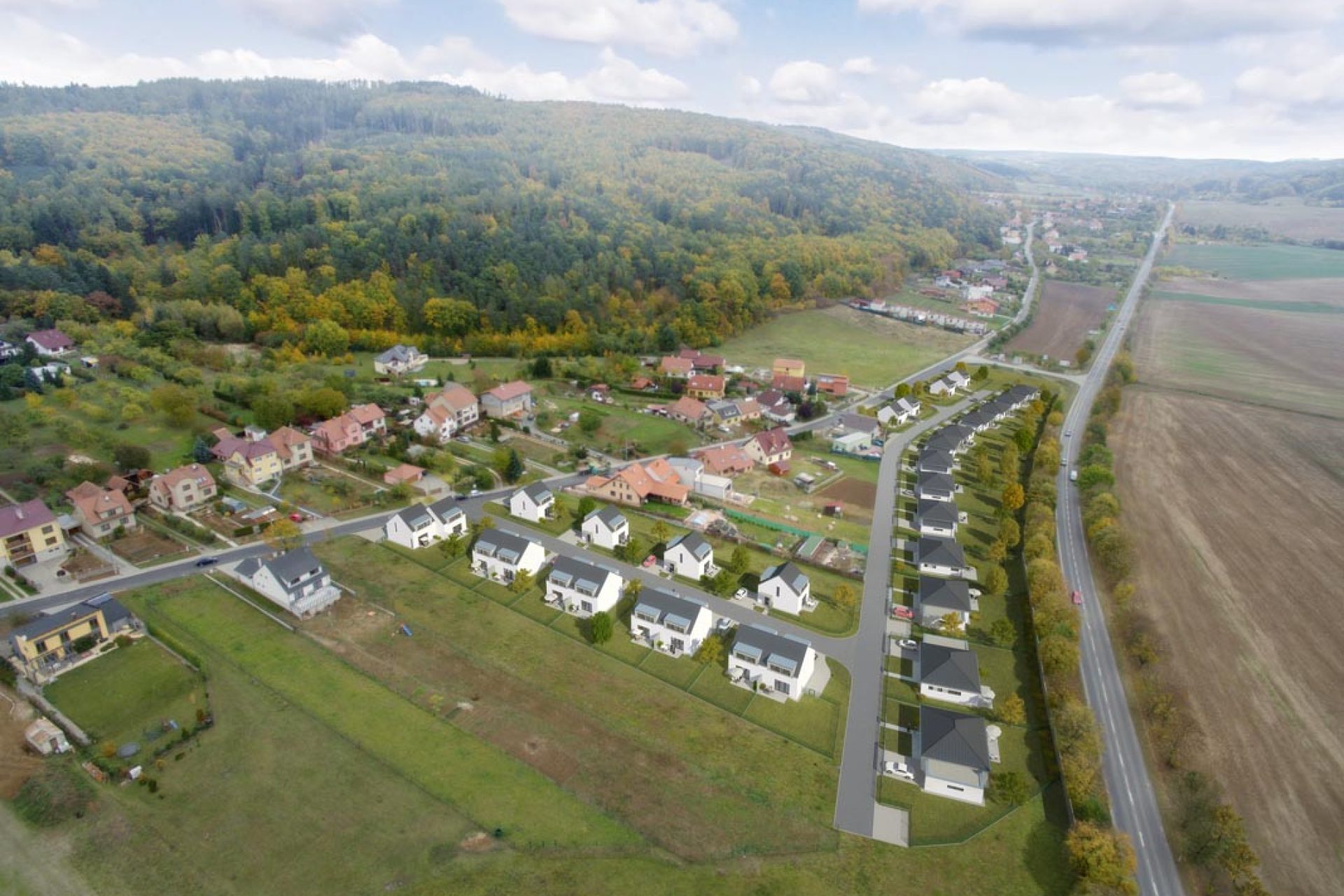 Developersky projekt Rodinné domy Lipůvka - Nad Cihelnou 4