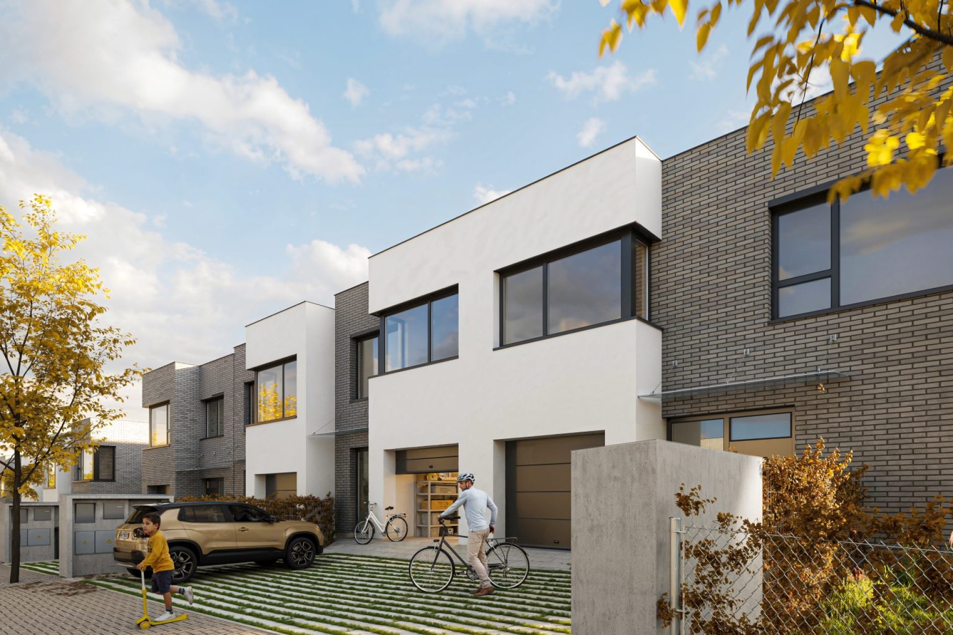 Developersky projekt Rodinné domy Ďáblice 3