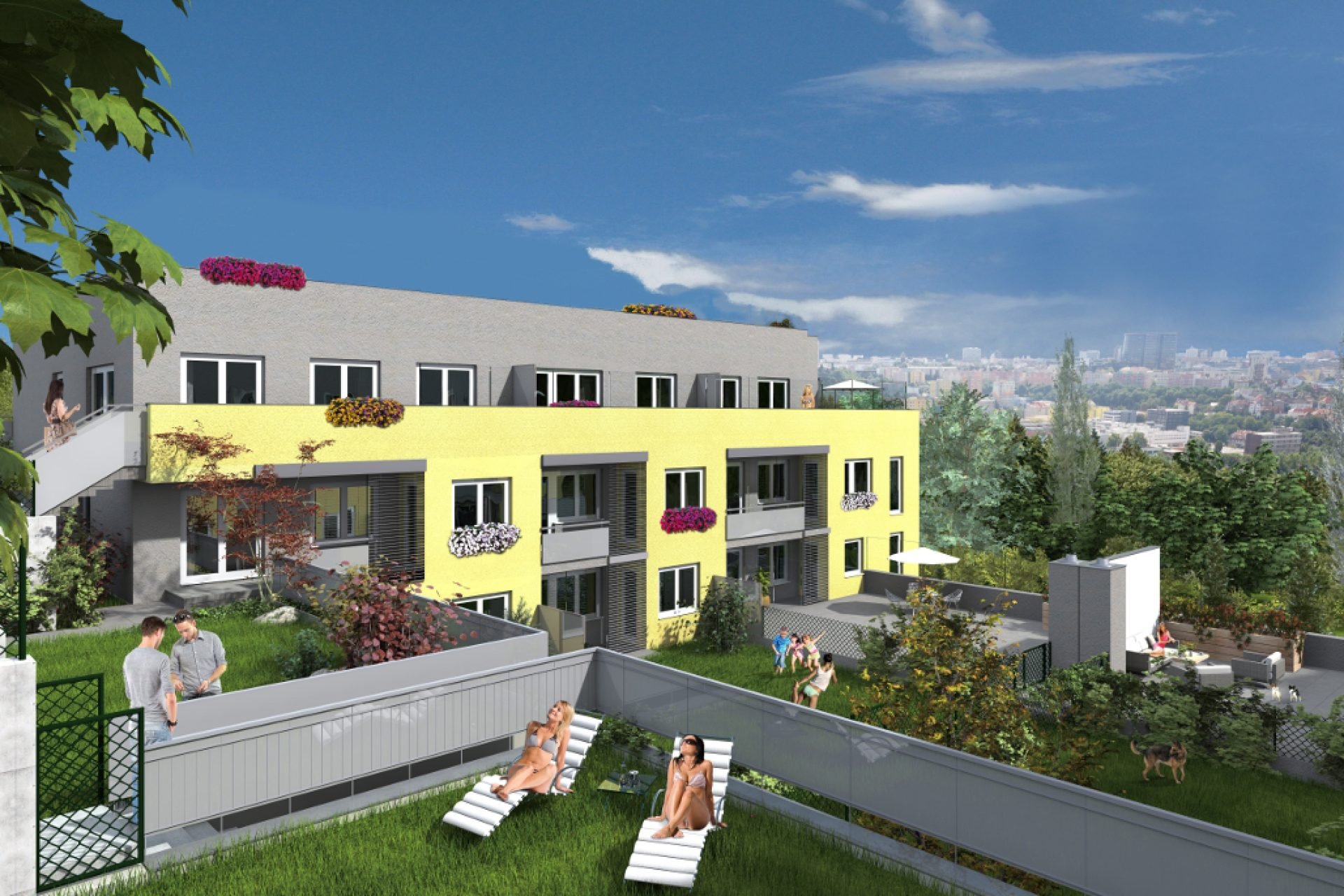 Developersky projekt Michelské Zahrady 2