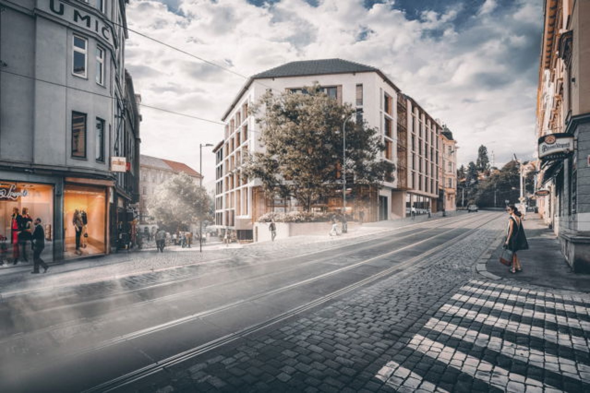 Developersky projekt Polyfunkční dům Magnolia