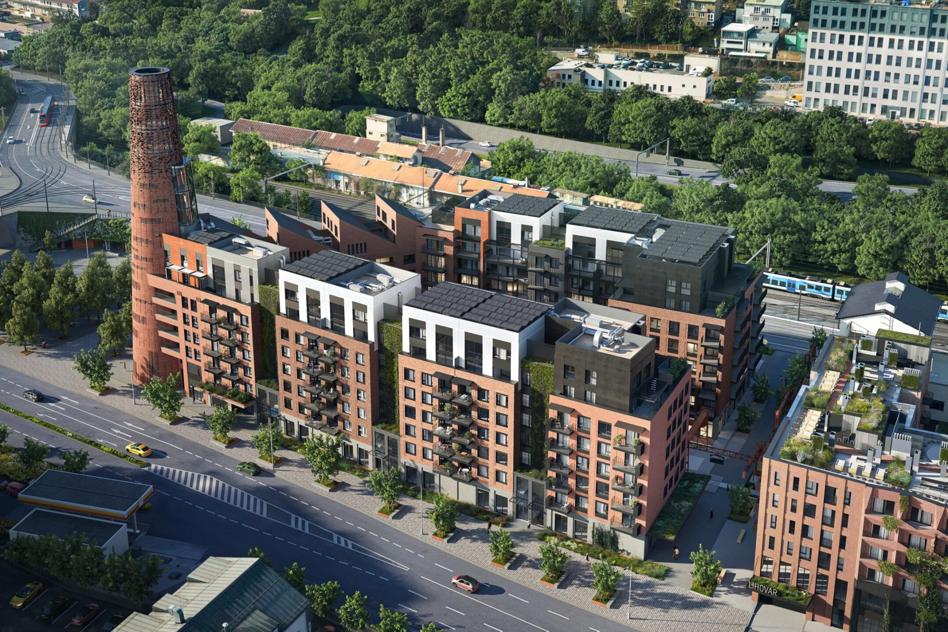 Developersky projekt LIHOVAR Smíchov 2