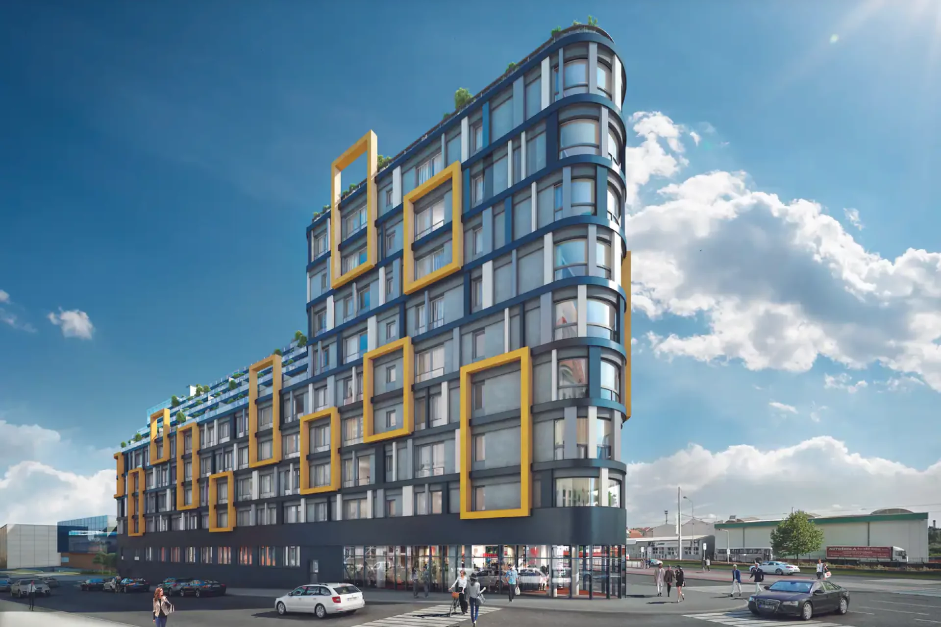 Developersky projekt Harfa Design Residence