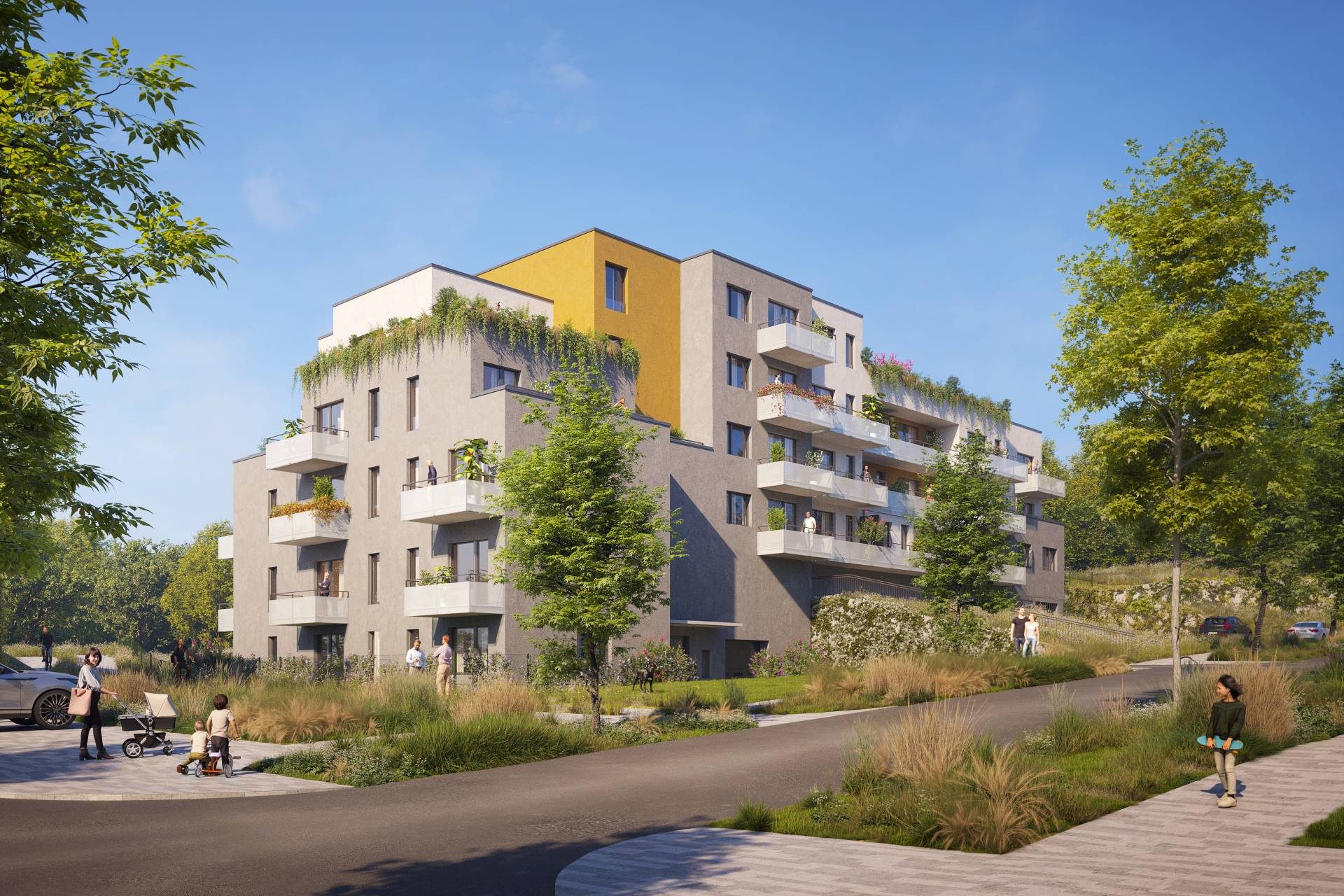Developersky projekt Slunečné terasy Řeporyje