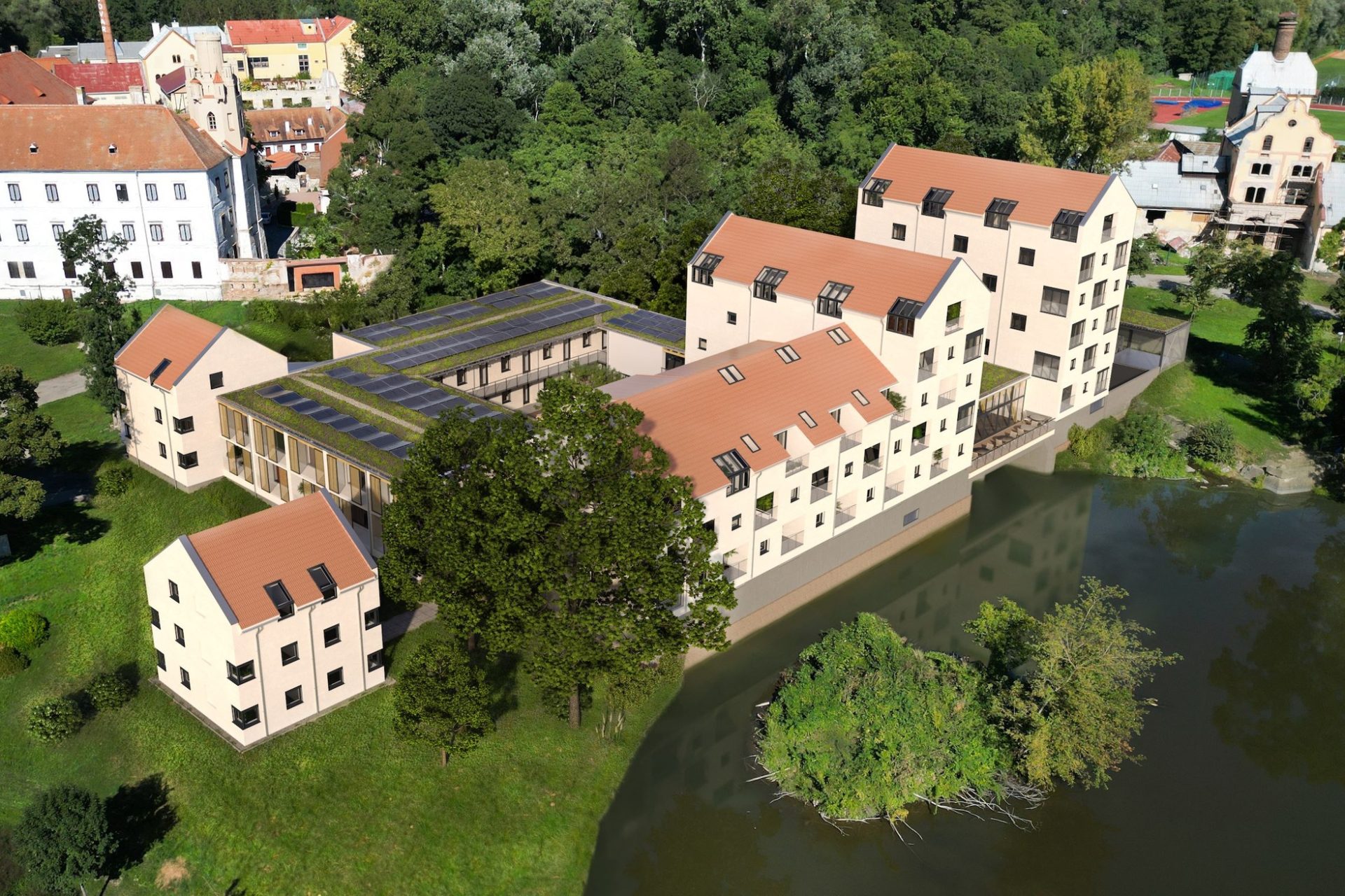 Developersky projekt Vránův mlýn 2