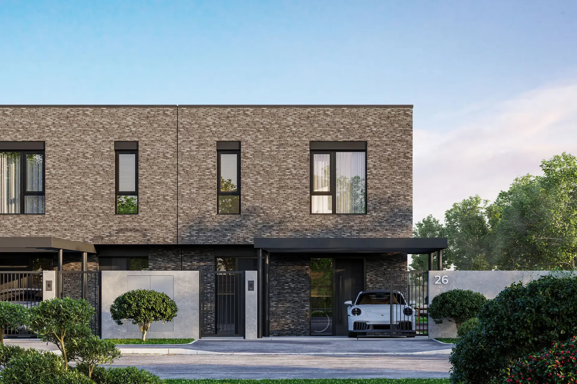 Developersky projekt Viladomy Barrandov 2