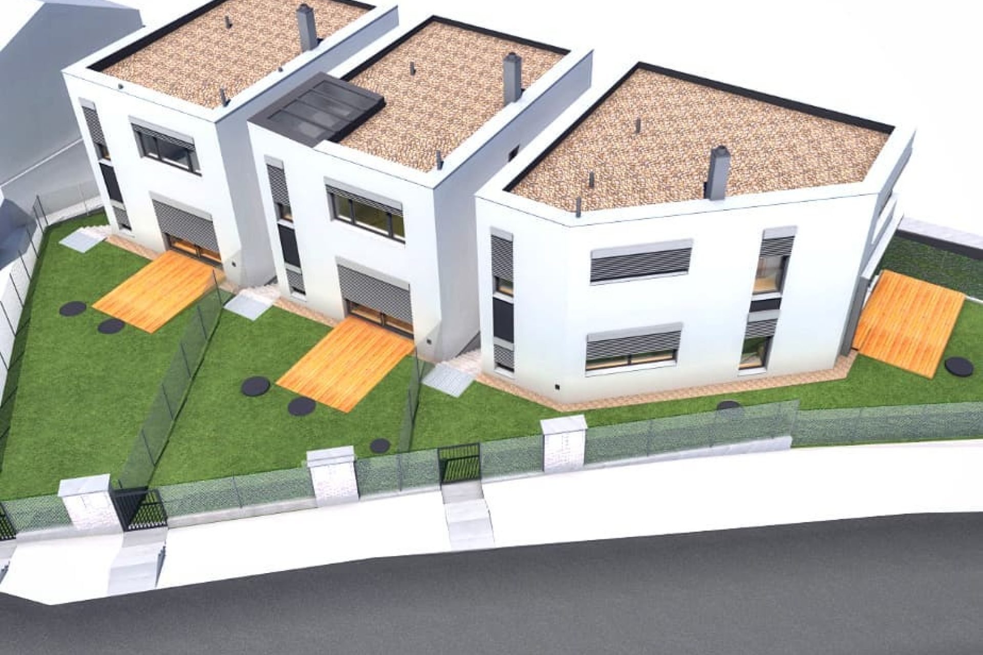 Developersky projekt Viladomy Modřany 2