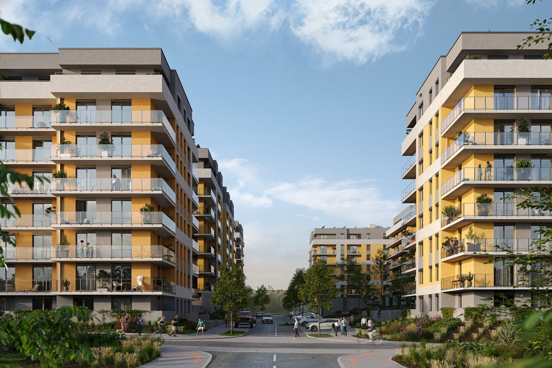 Developersky projekt Nová čtvrť Branišovská 2