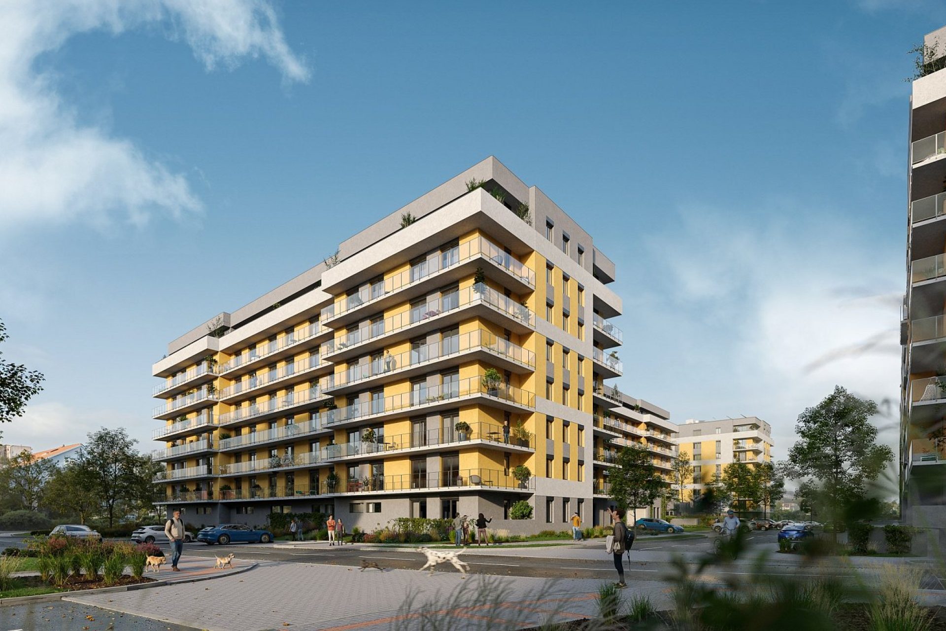 Developersky projekt Nová čtvrť Branišovská