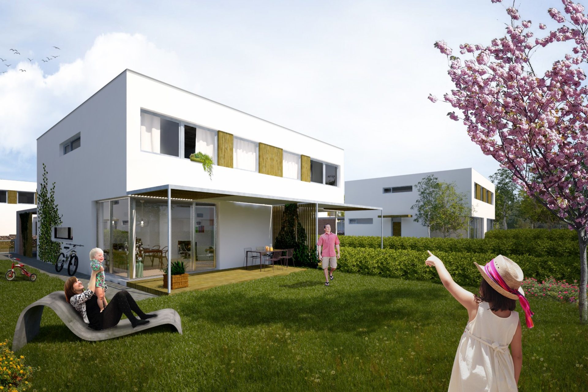 Developersky projekt Rodinné domy Měšice - U Bažantice