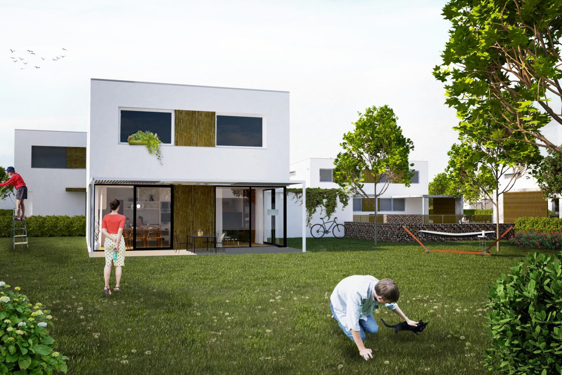 Developersky projekt Rodinné domy Měšice - U Bažantice 2
