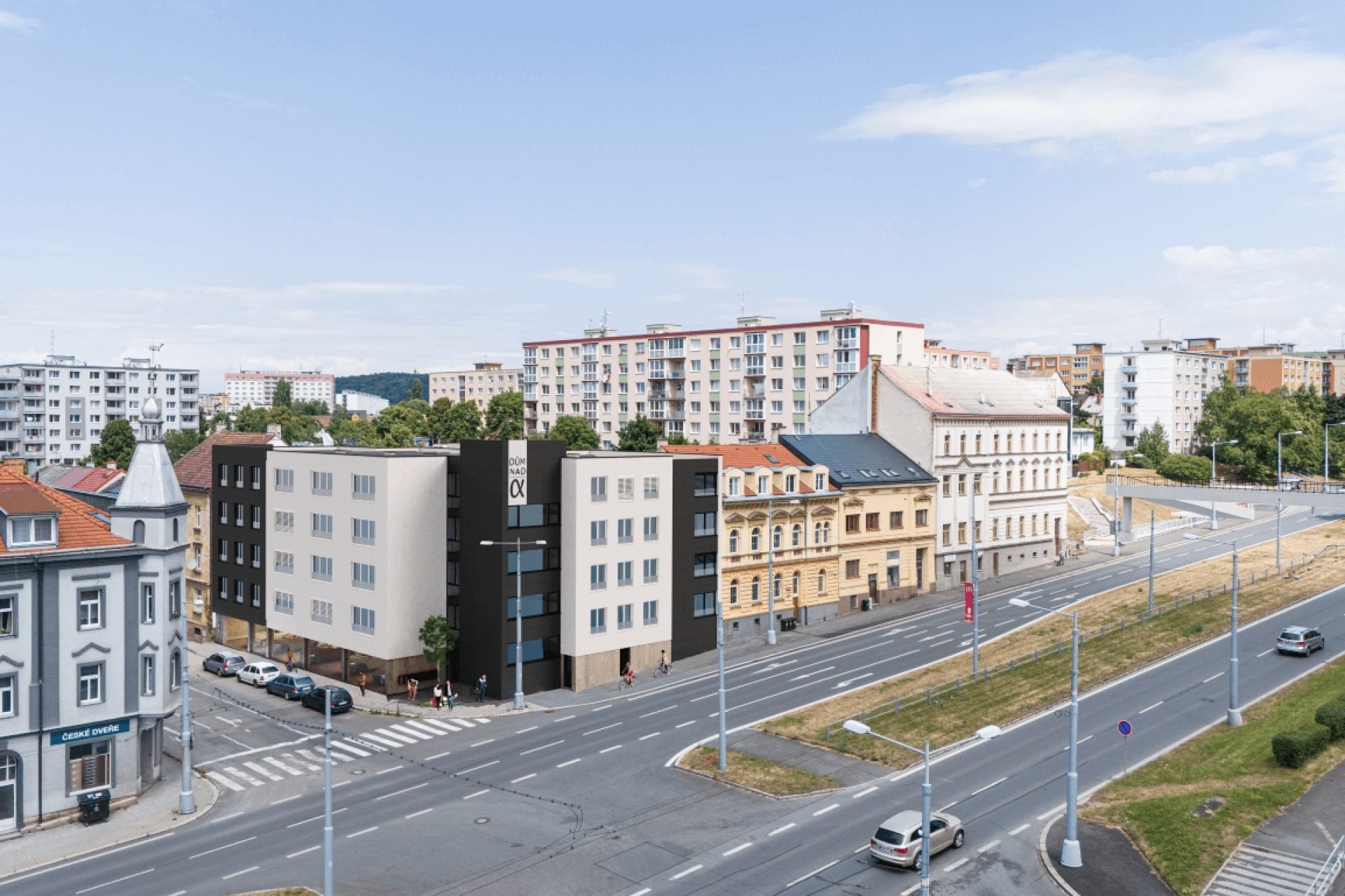 Developersky projekt Bytový dům nad Alfou 3