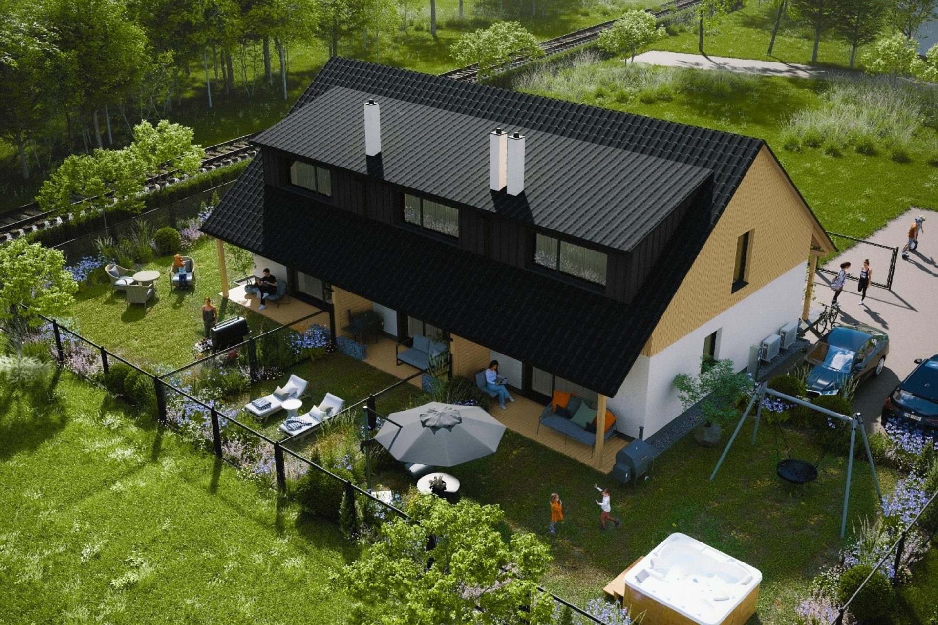Developersky projekt Apartmány v Nové Peci u Lipna 2