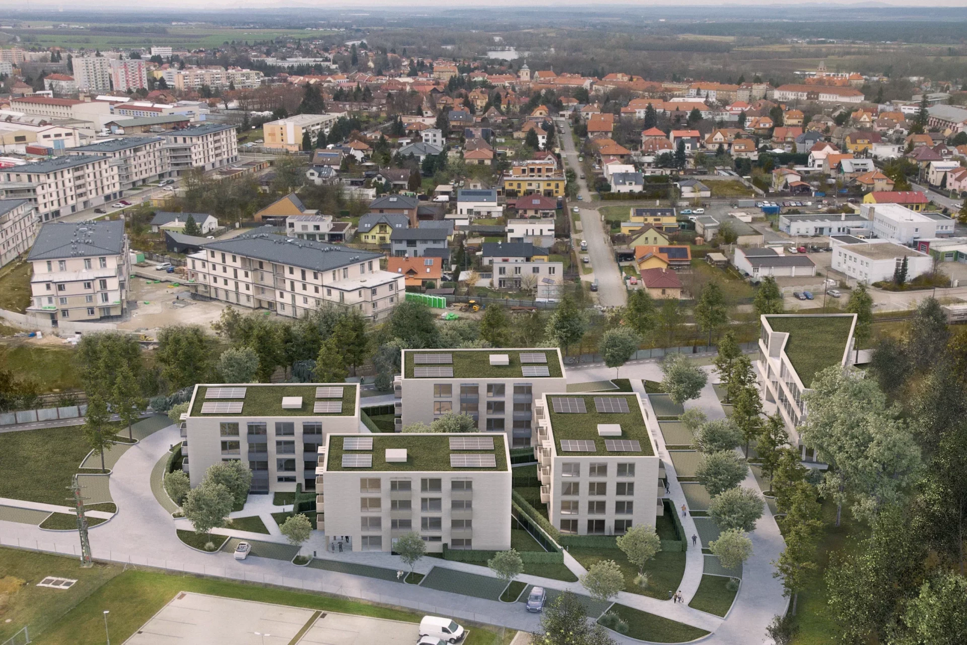 Developersky projekt 4Domy Brandýs 3