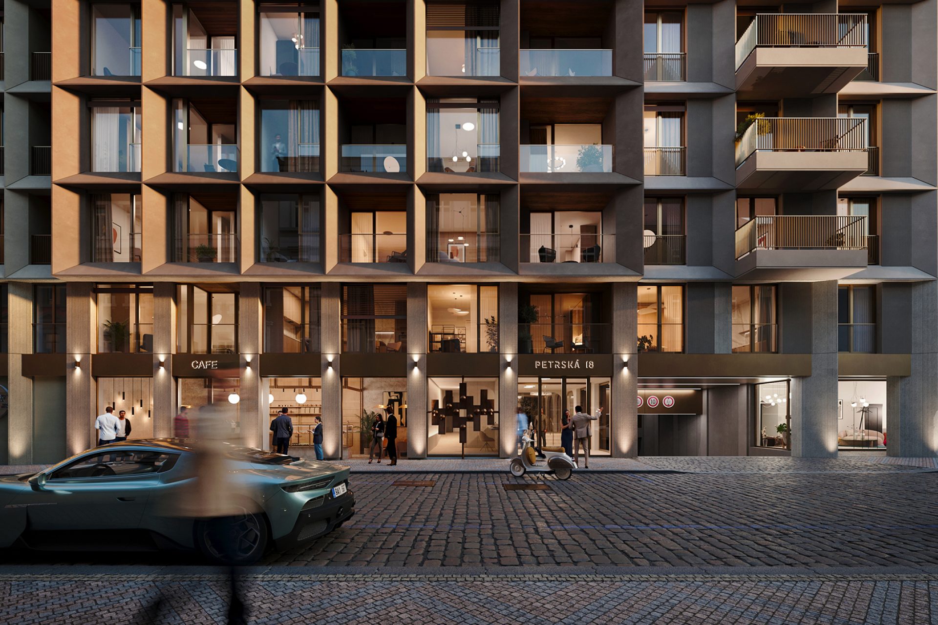 Developersky projekt Petrská 18 4