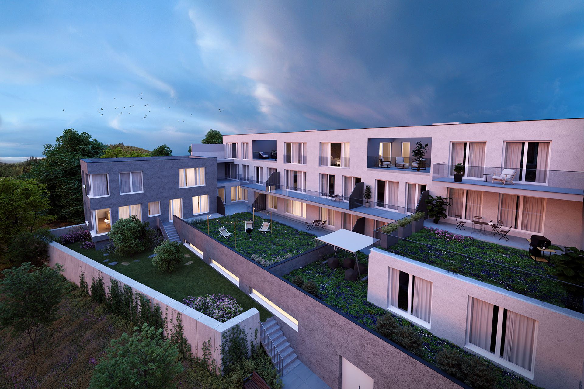 Developersky projekt Terasy Hvězda 3