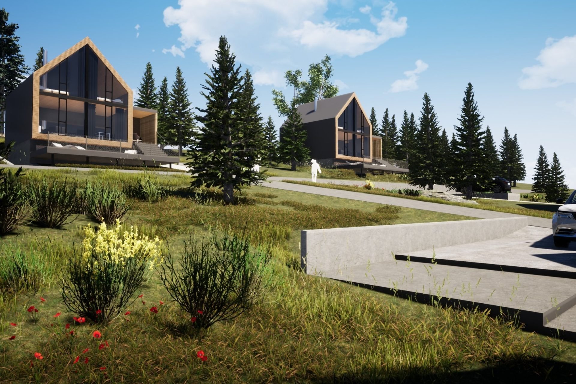 Developersky projekt Terasy Špičák 3