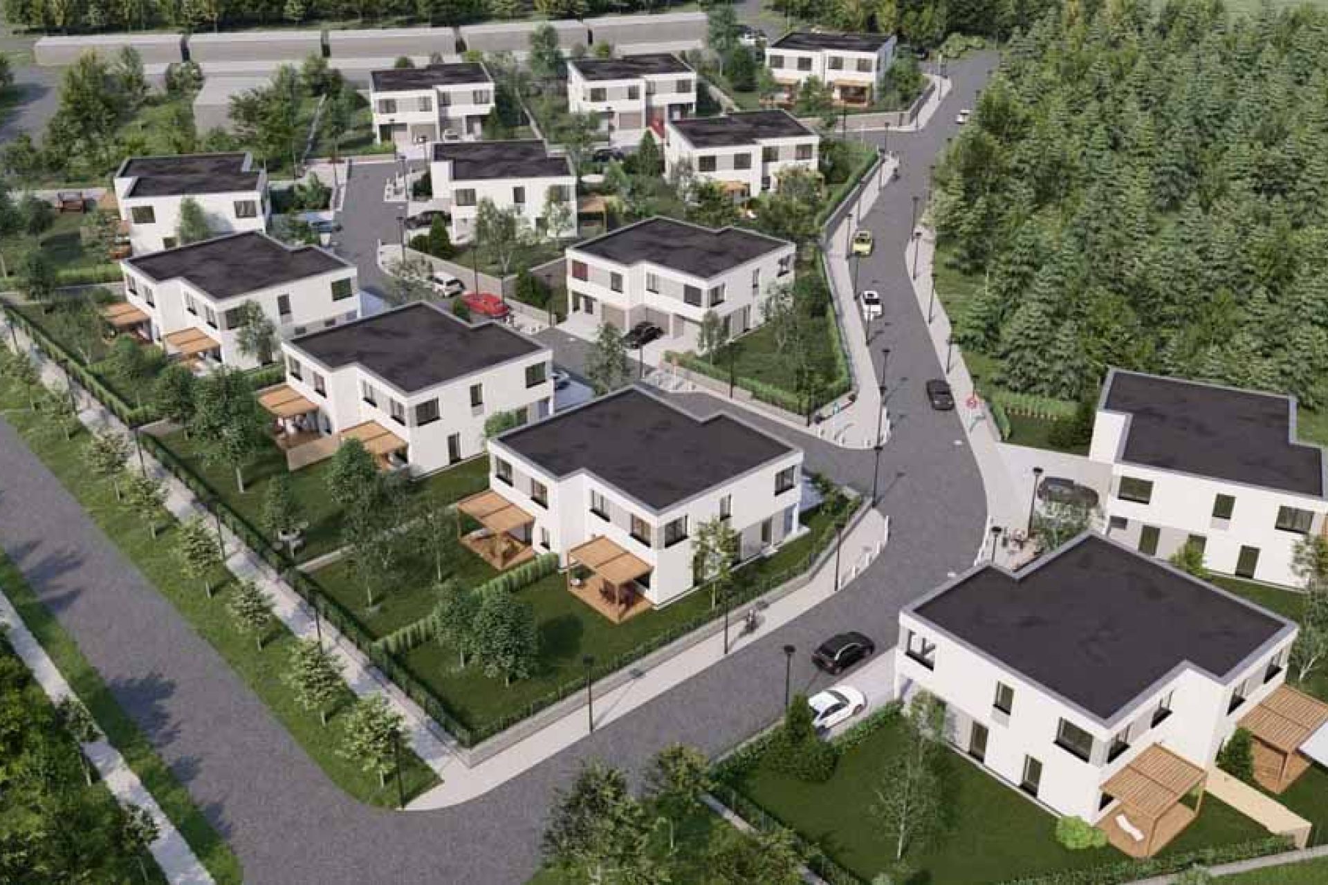 Developersky projekt Rodinné domy Klecany 2