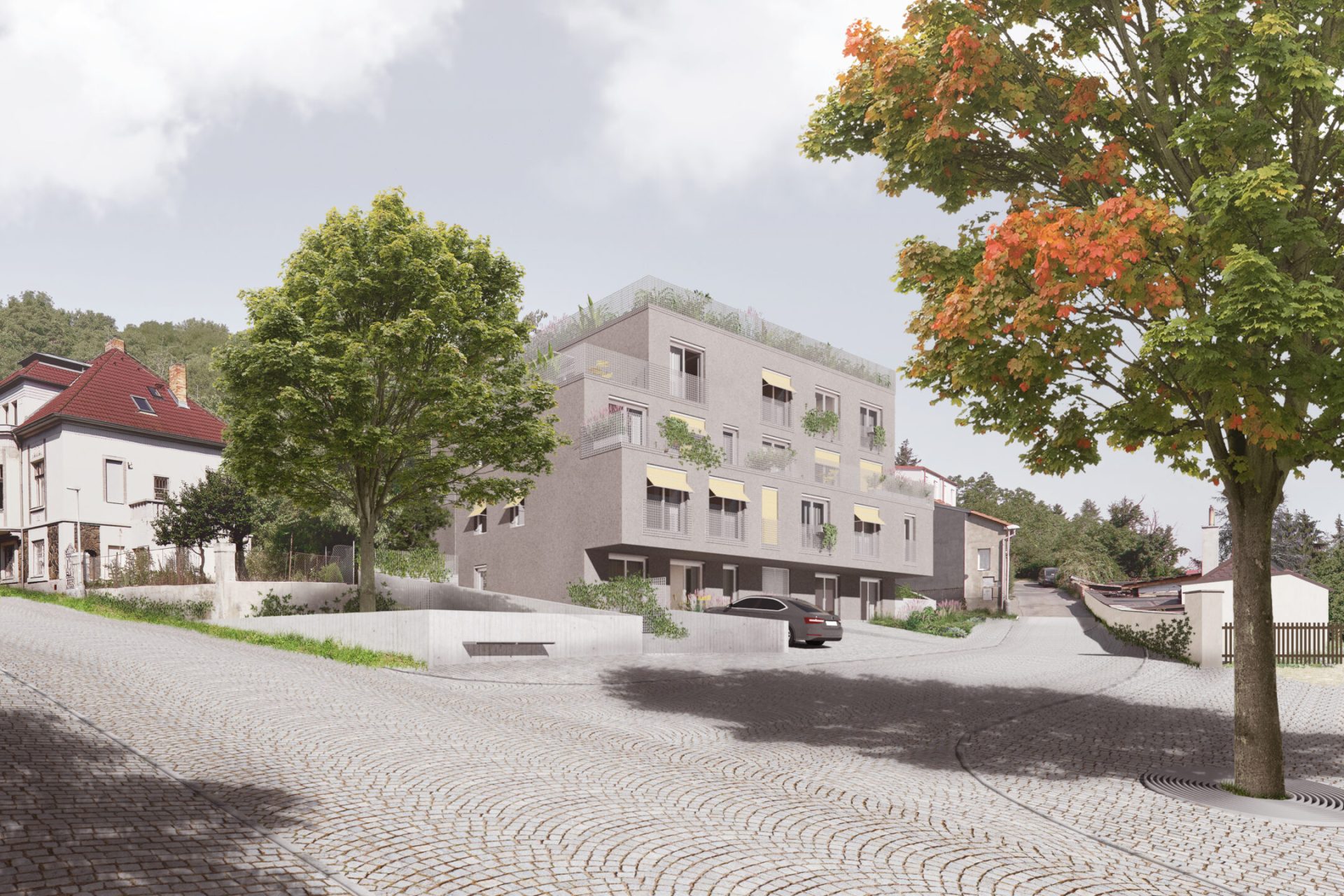 Developersky projekt Bytový dům Nový Zlíchov 2