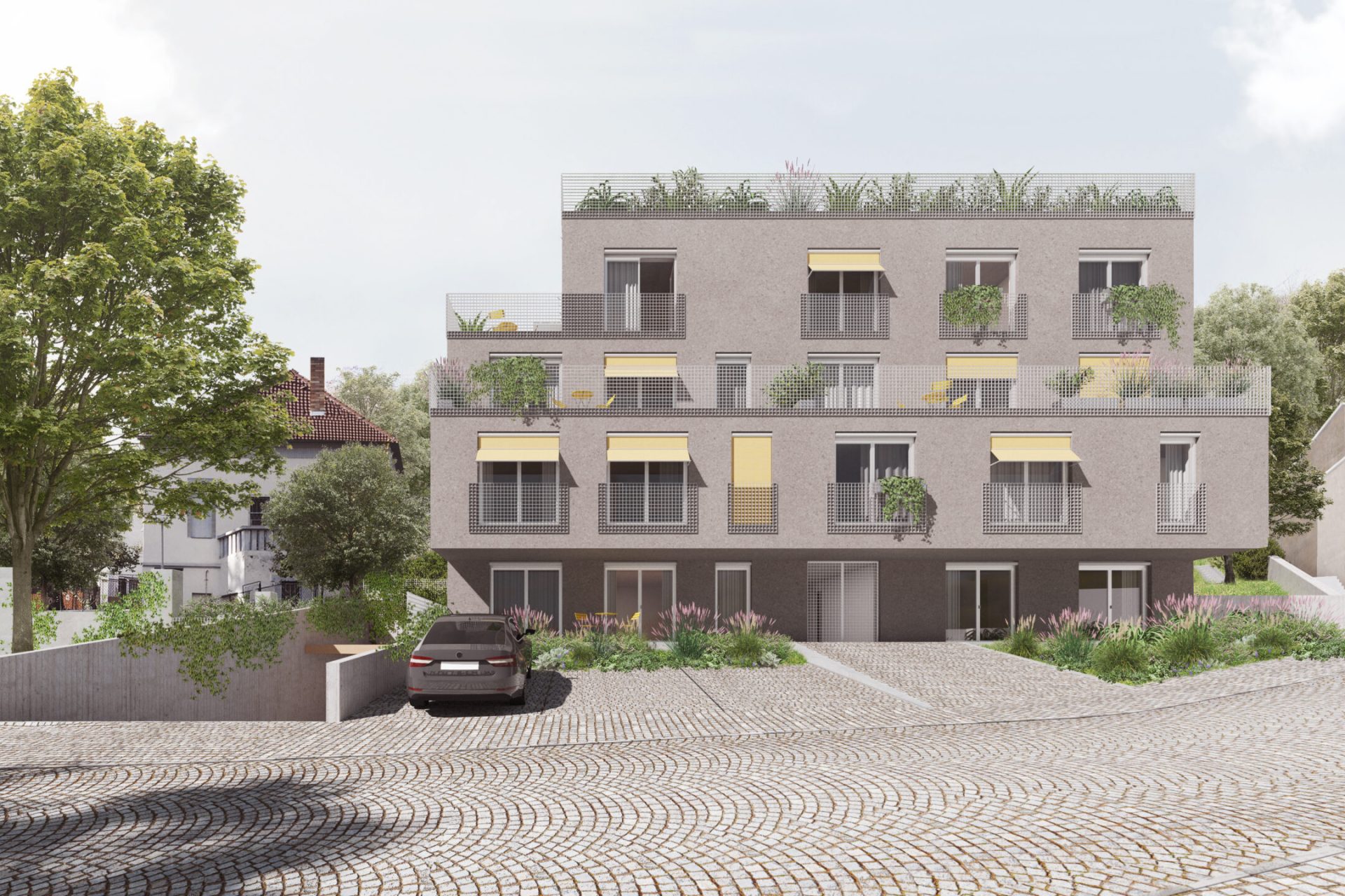 Developersky projekt Bytový dům Nový Zlíchov