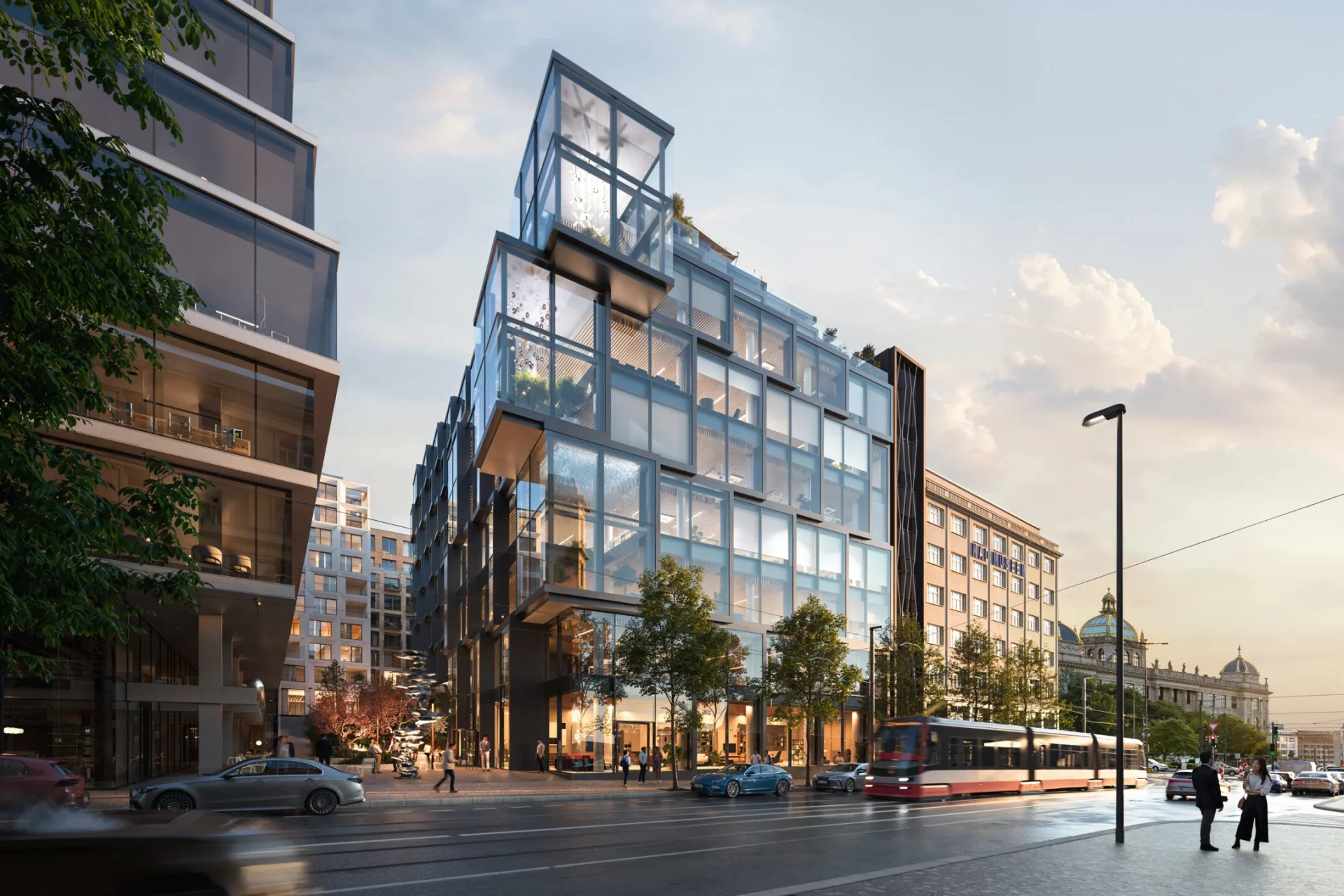 Developersky projekt Vinohradská 8