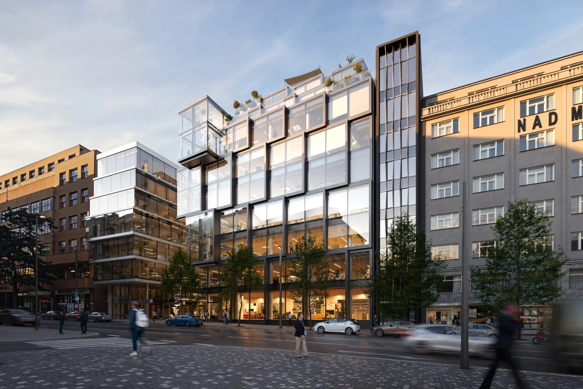 Developersky projekt Vinohradská 8 3