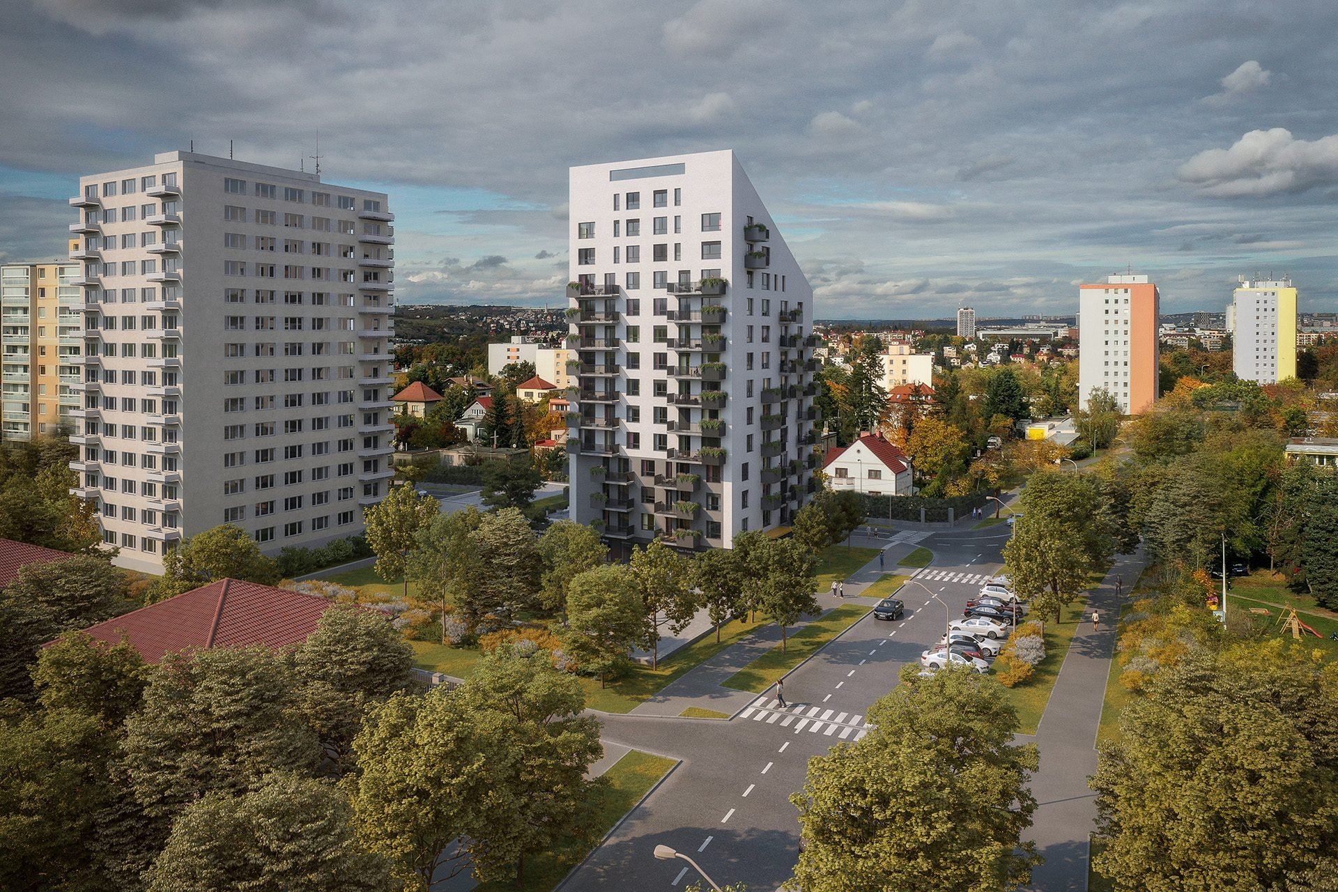 Developersky projekt Panorama Braník 4