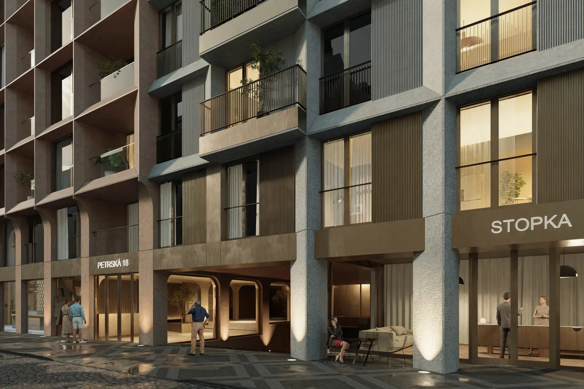 Developersky projekt Petrská 18 4