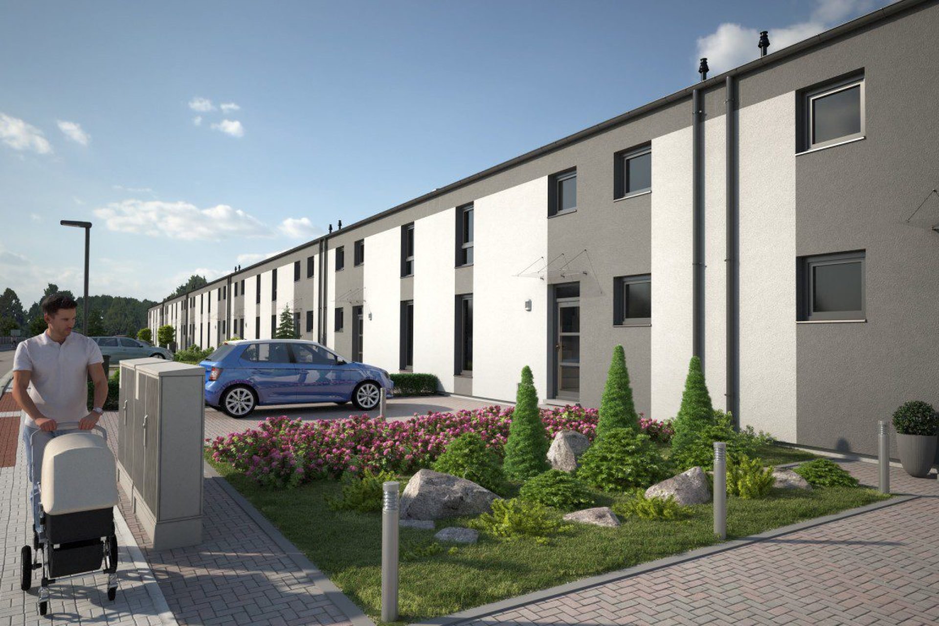 Domy Poděbrady Písková Lhota Developerský projekt, Písková Lhota