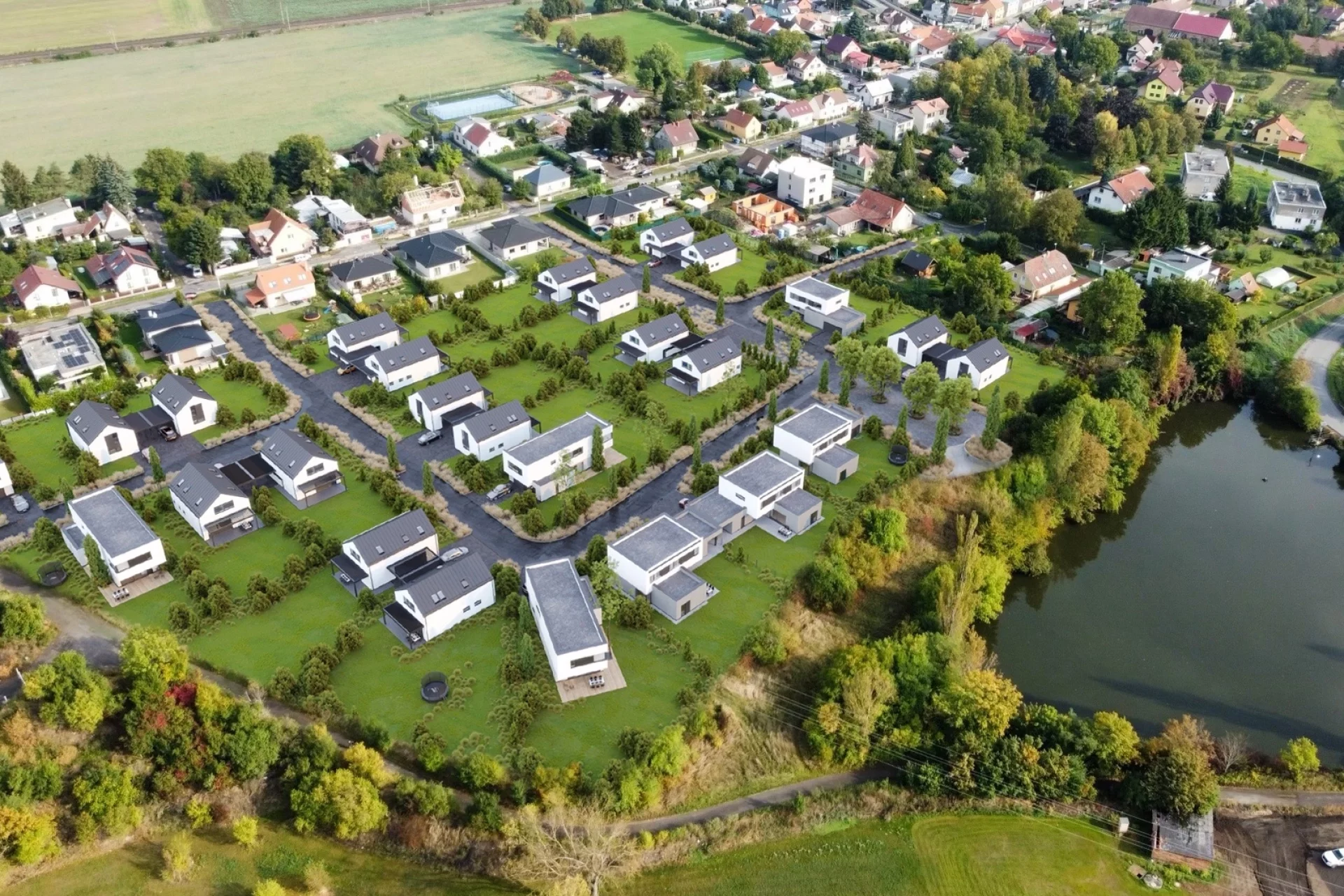 Developersky projekt Pozemky Čelákovice 2