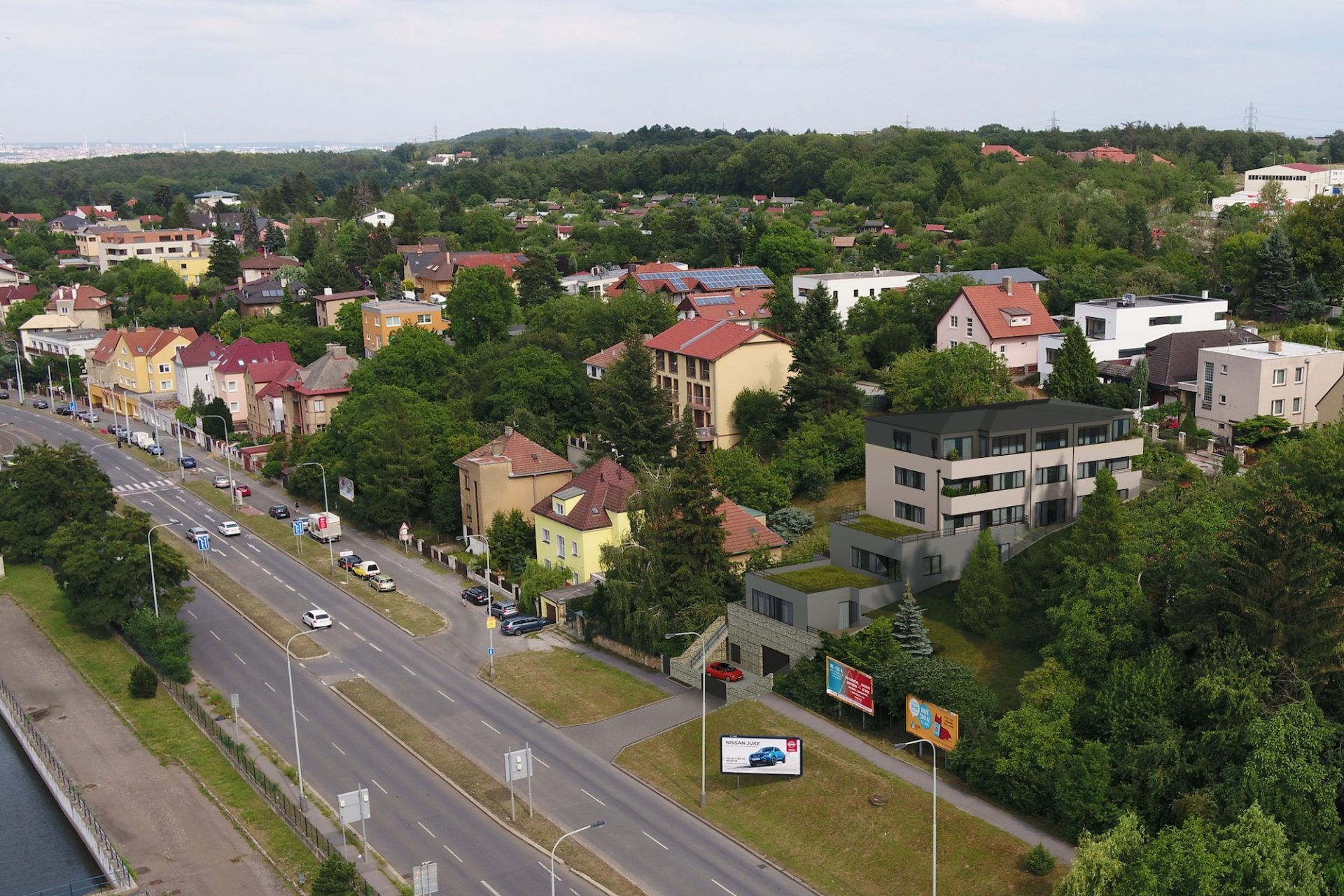 Developersky projekt Terasy Plzeňská 2