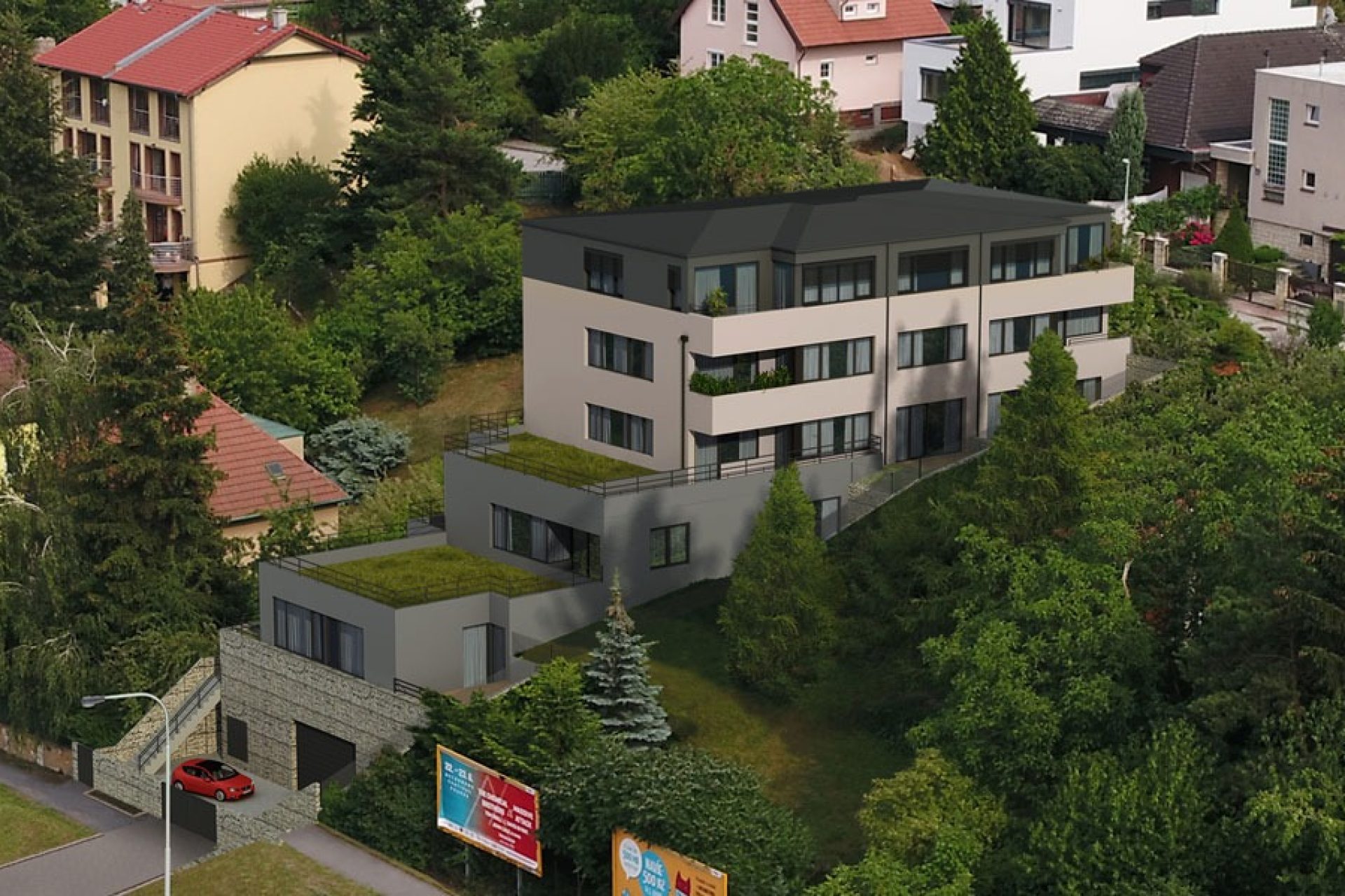 Developersky projekt Terasy Plzeňská
