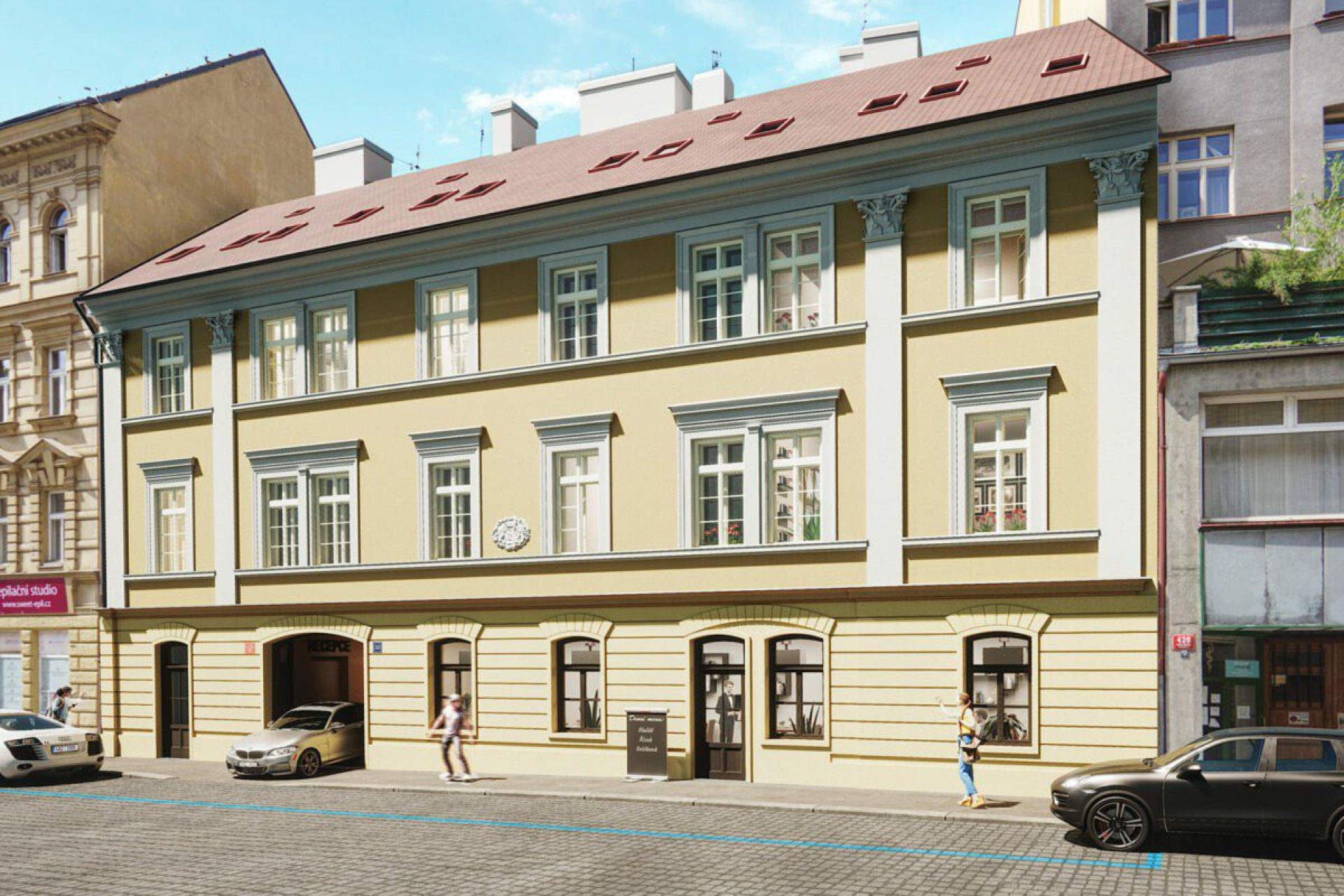 Developersky projekt Rezidence Vyšehradská 33