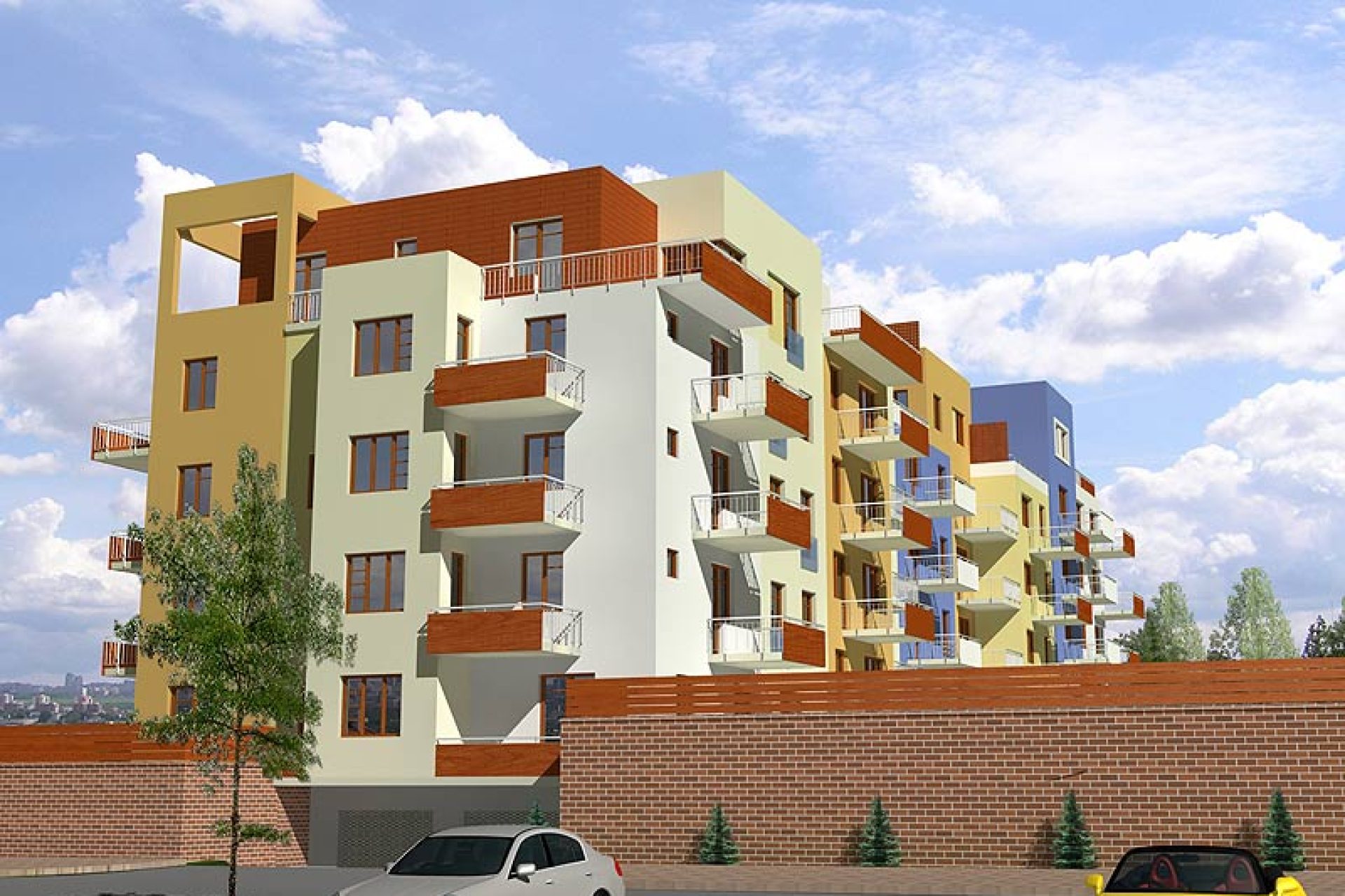 Developersky projekt Bytový a obchodní komplex Hostivař