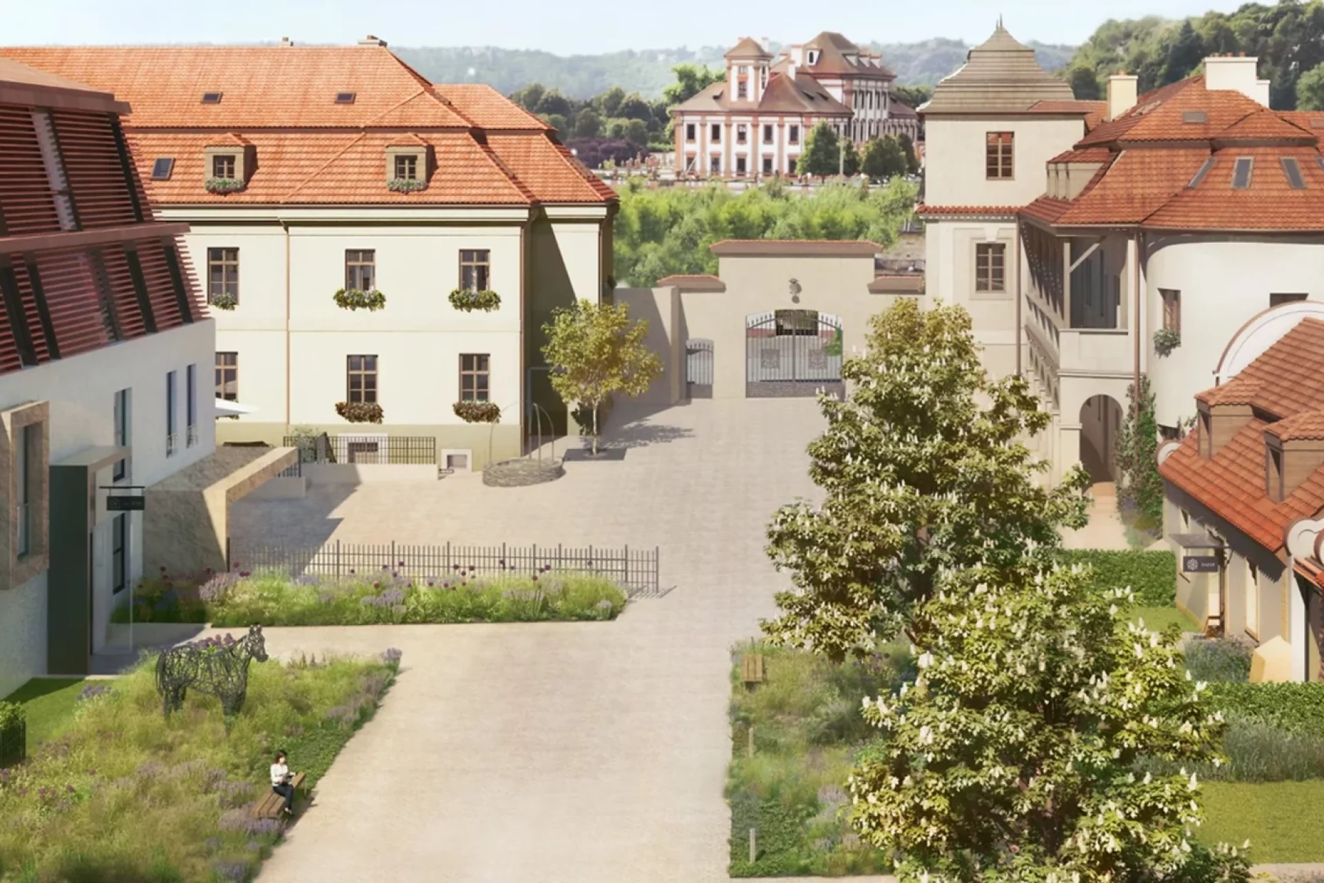 Developersky projekt Chateau Troja Residence 2