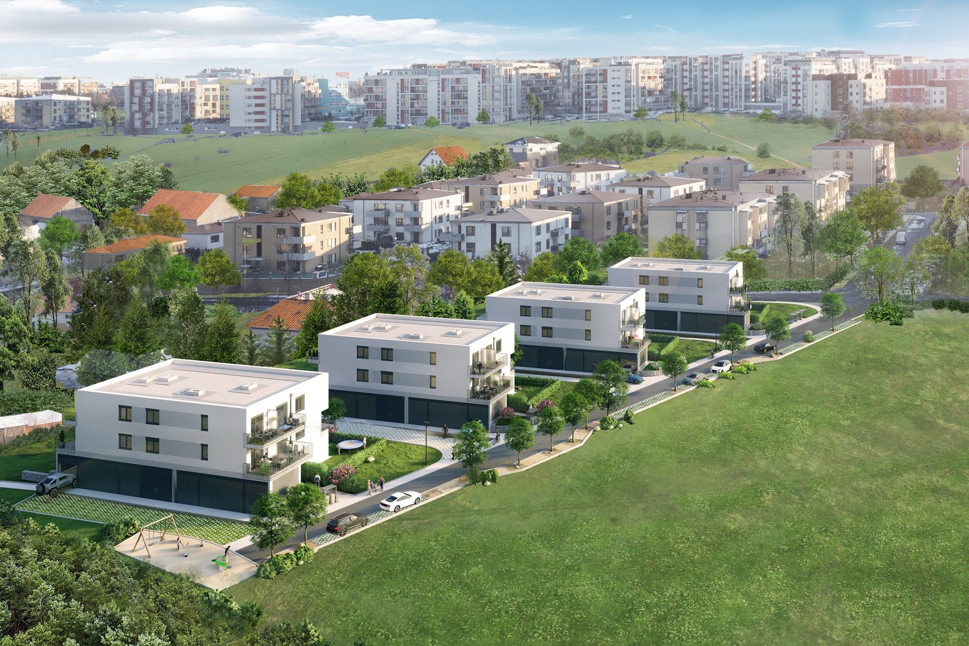 Developersky projekt Viladomy Zličín 3