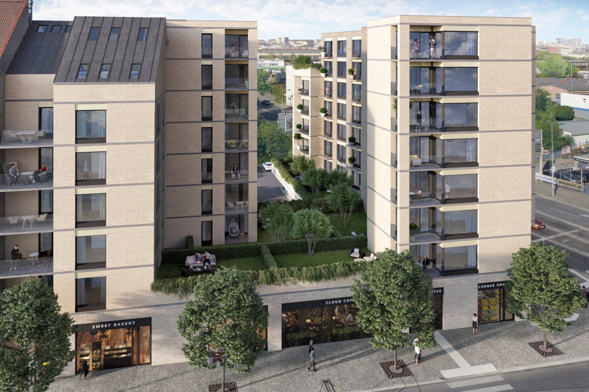 Developersky projekt Sky Rezidence Bohdalec 2
