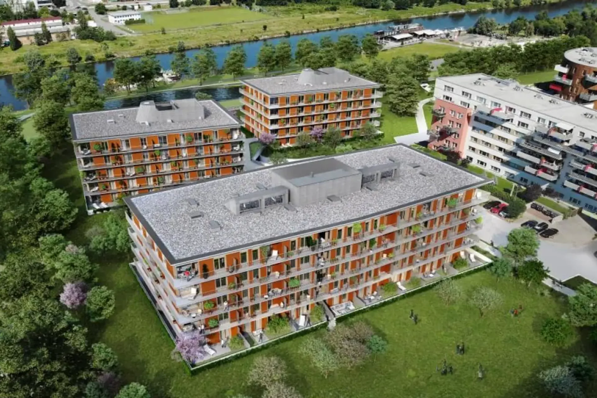 Developersky projekt Riviéra Modřany 2