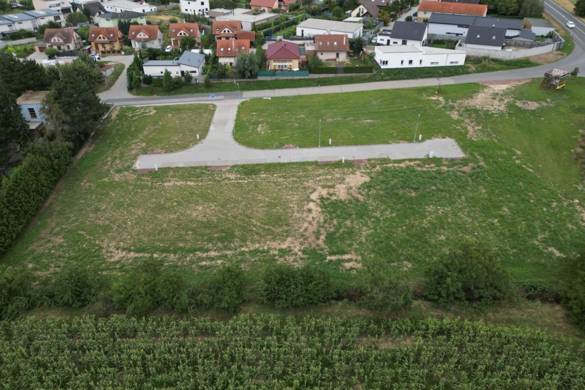 Developersky projekt Stavební pozemky Rajhrad