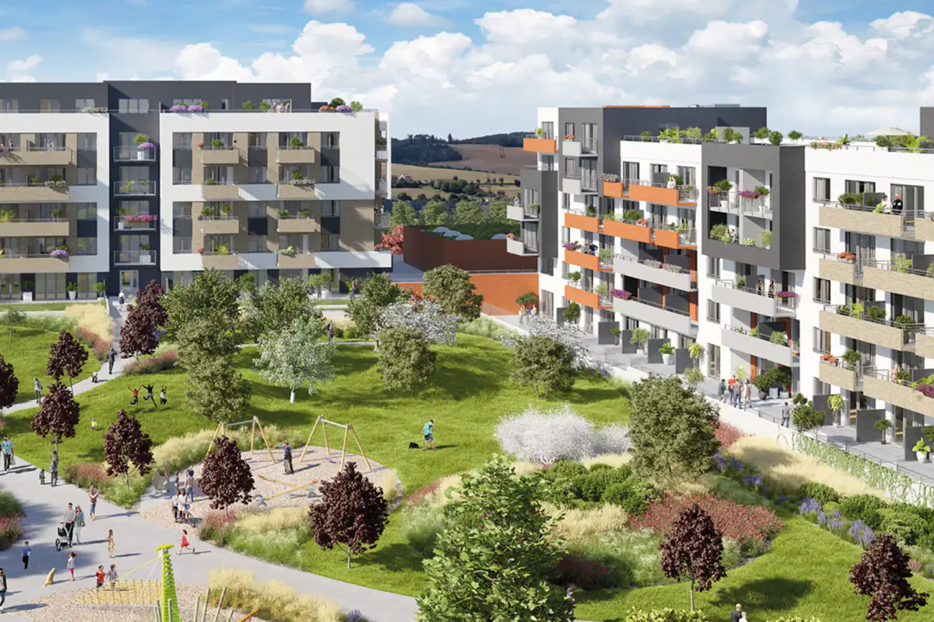 Developersky projekt Park Zličín 4