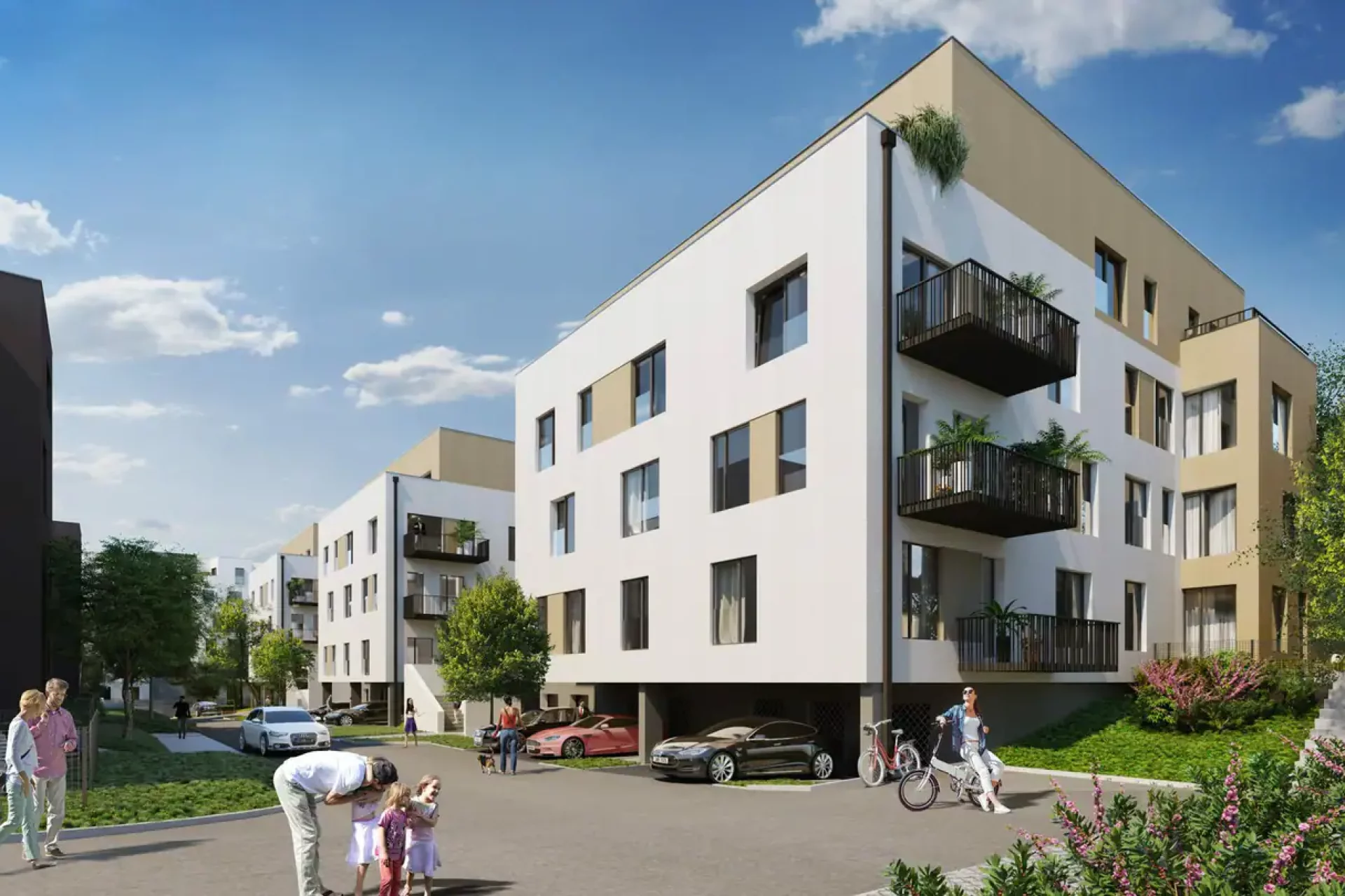 Developersky projekt Byty u parku Na Vackově 4