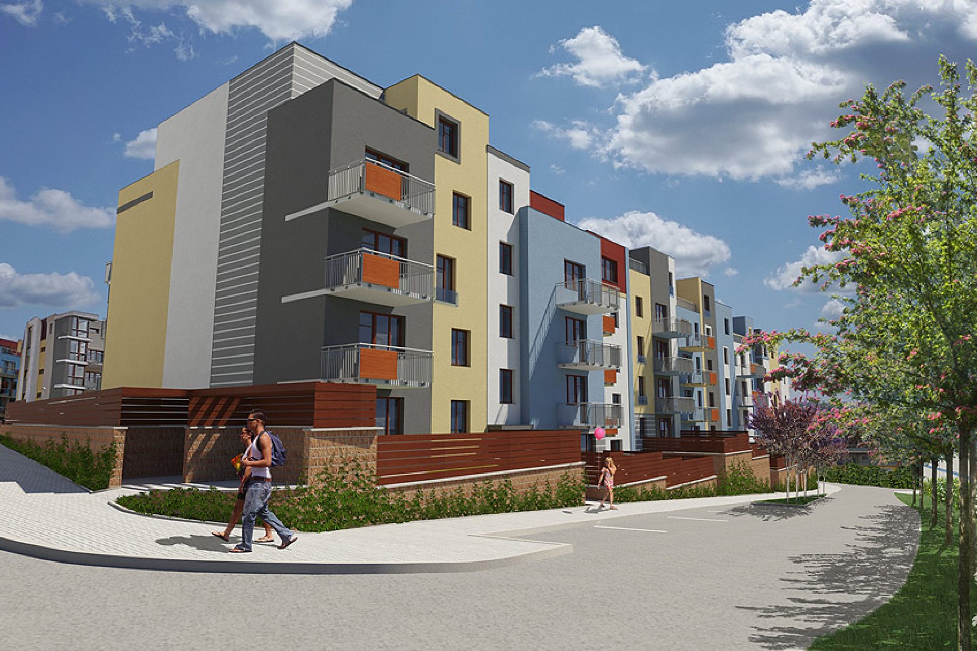Developersky projekt Bytový a obchodní komplex Hostivař 3