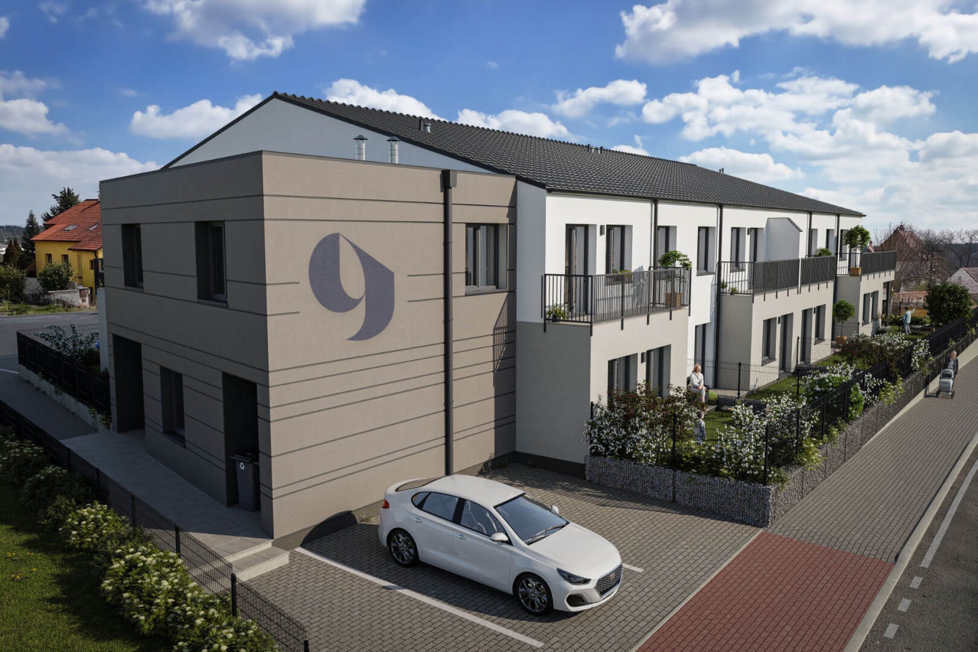 Developersky projekt Bytový dům Devítka 3
