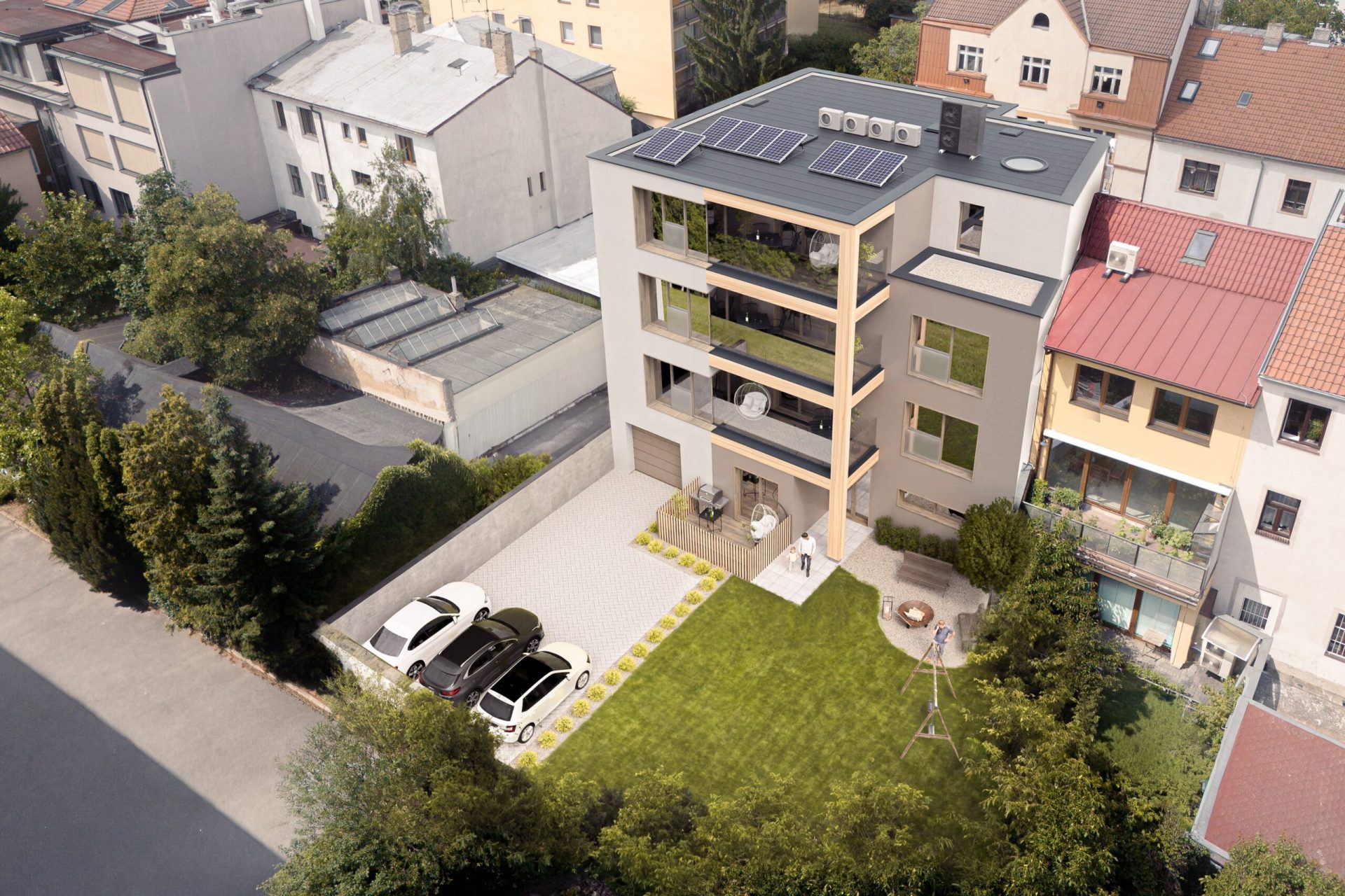 Developersky projekt Viladům Krč 4