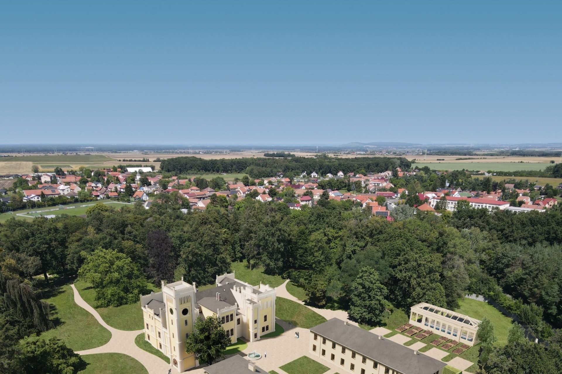 Developersky projekt Rezidence Chateau Býchory 3