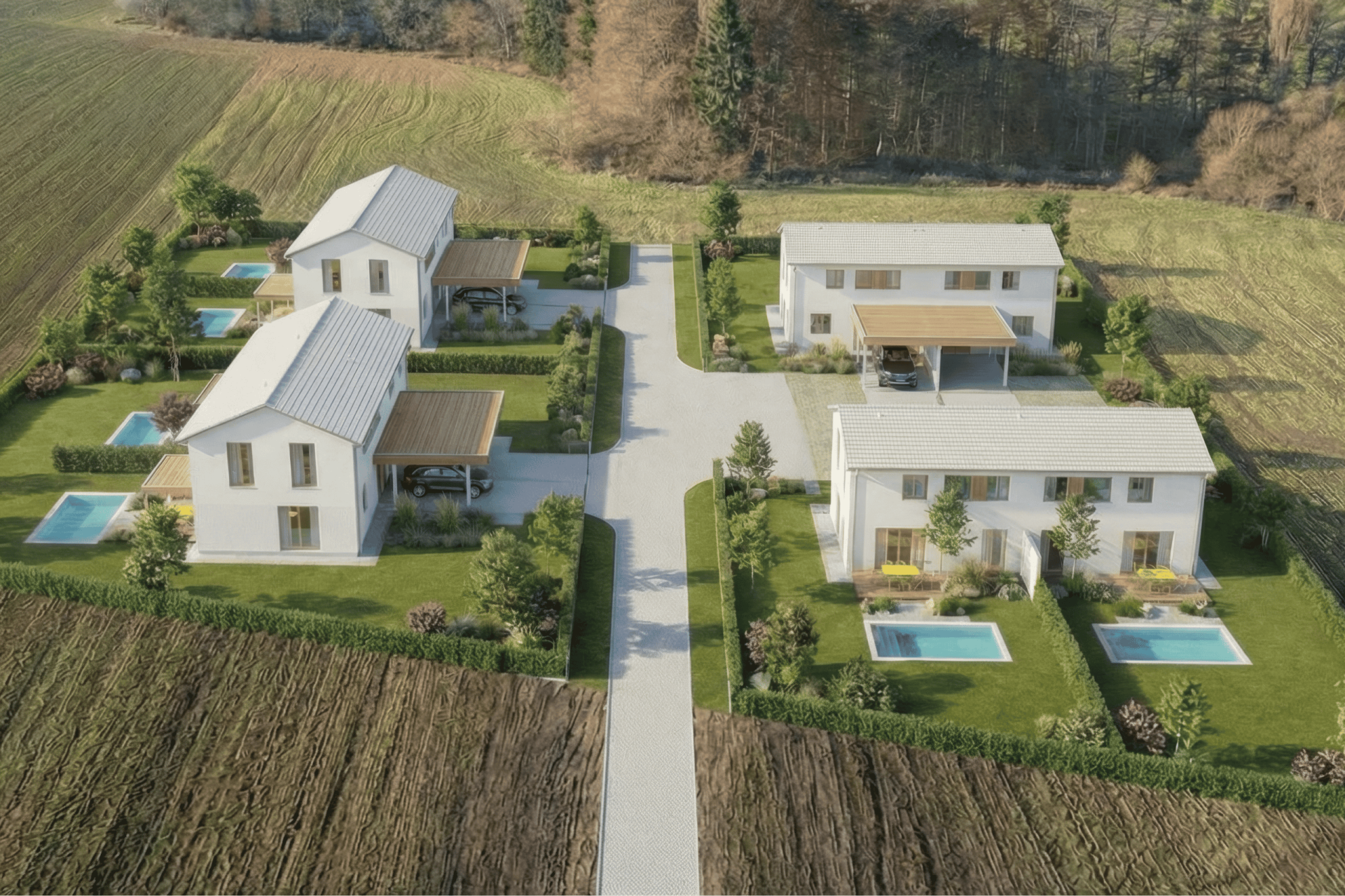 Developersky projekt Zelené domy Mirotice 2